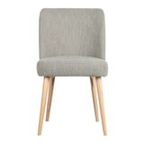 Vtwonen Eetkamerstoel 'Force' Bouclé, kleur Grijs