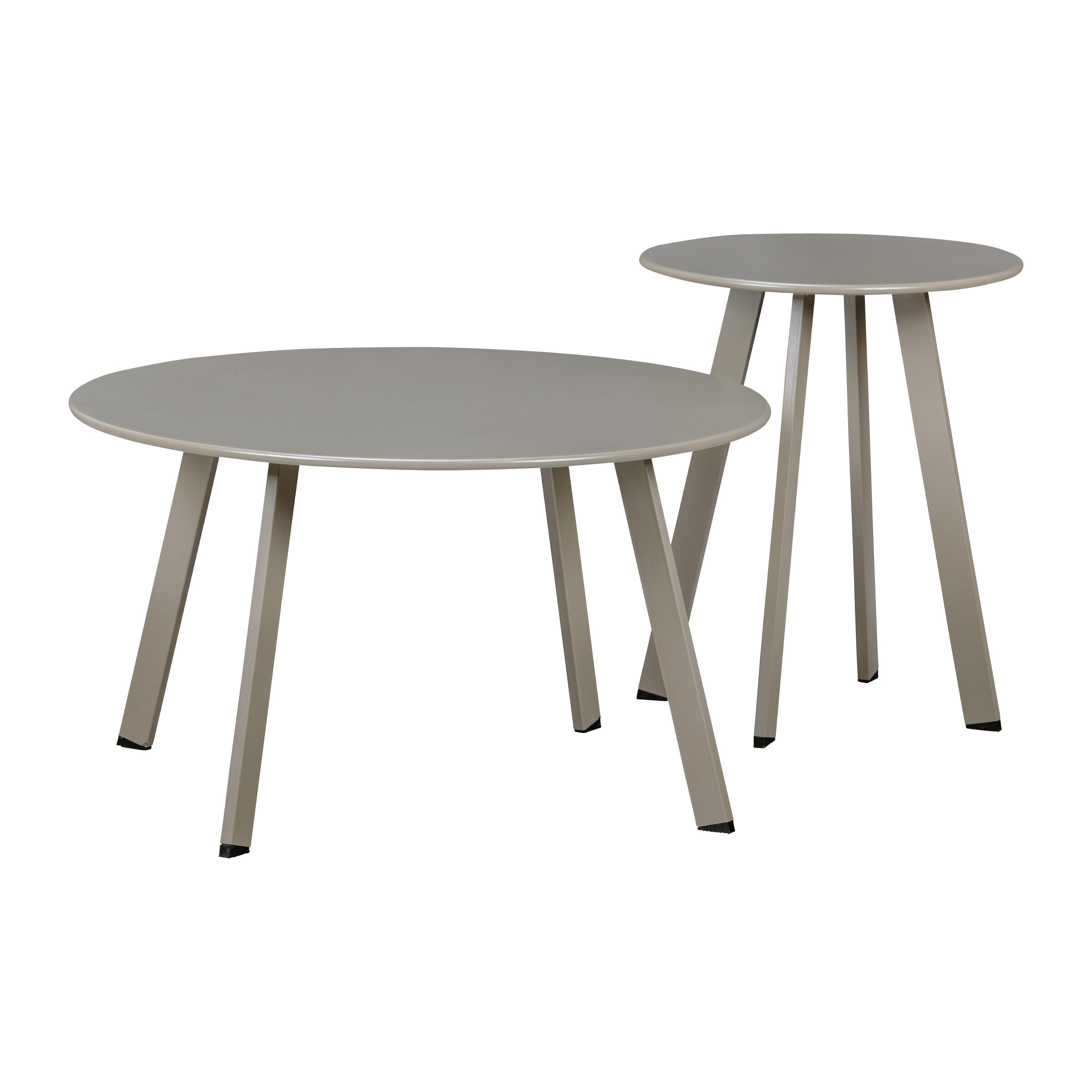WOOOD Outdoor Bijzettafel 'Fer' 40cm, kleur Zand