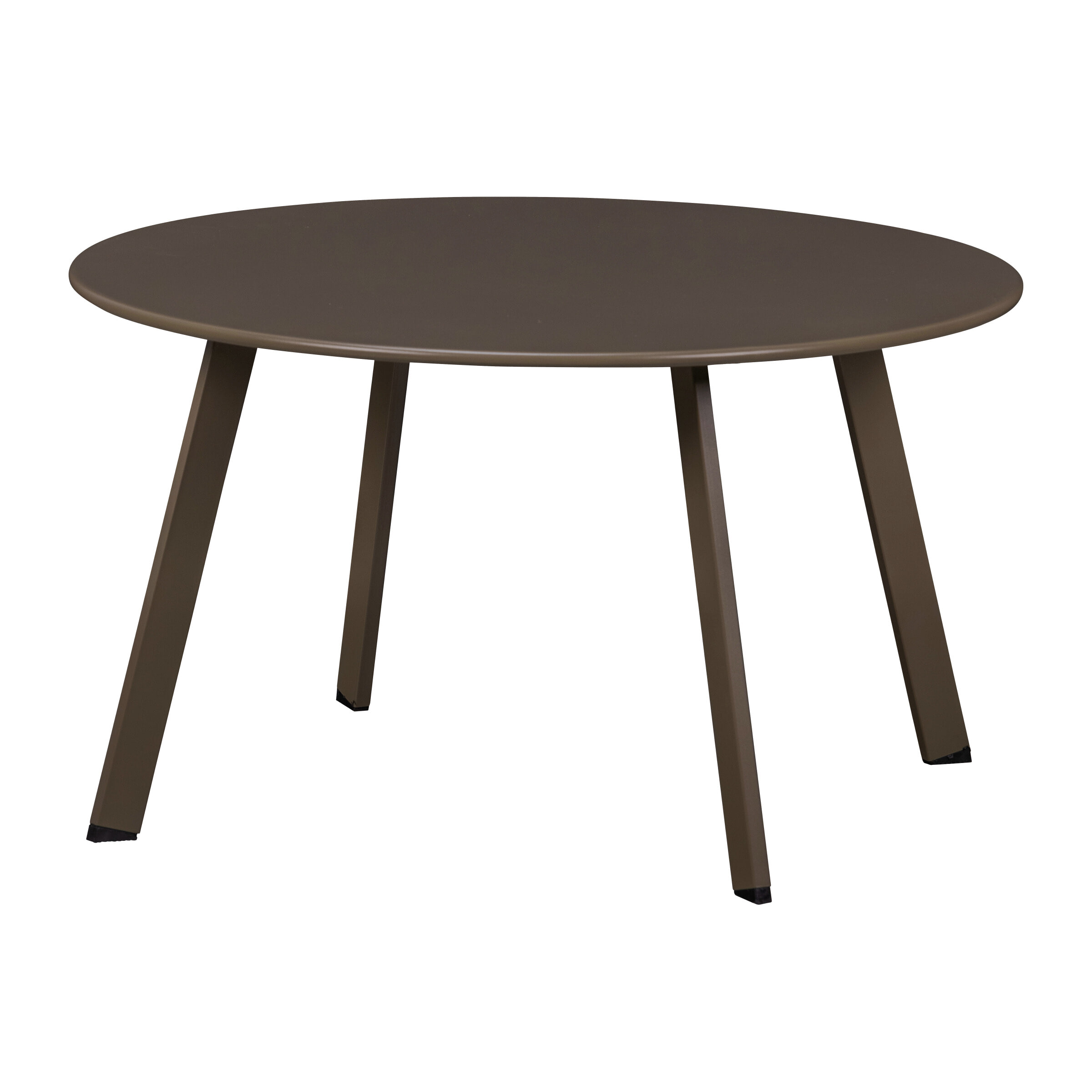 WOOOD Outdoor Bijzettafel 'Fer' 70cm, kleur Donkerbruin