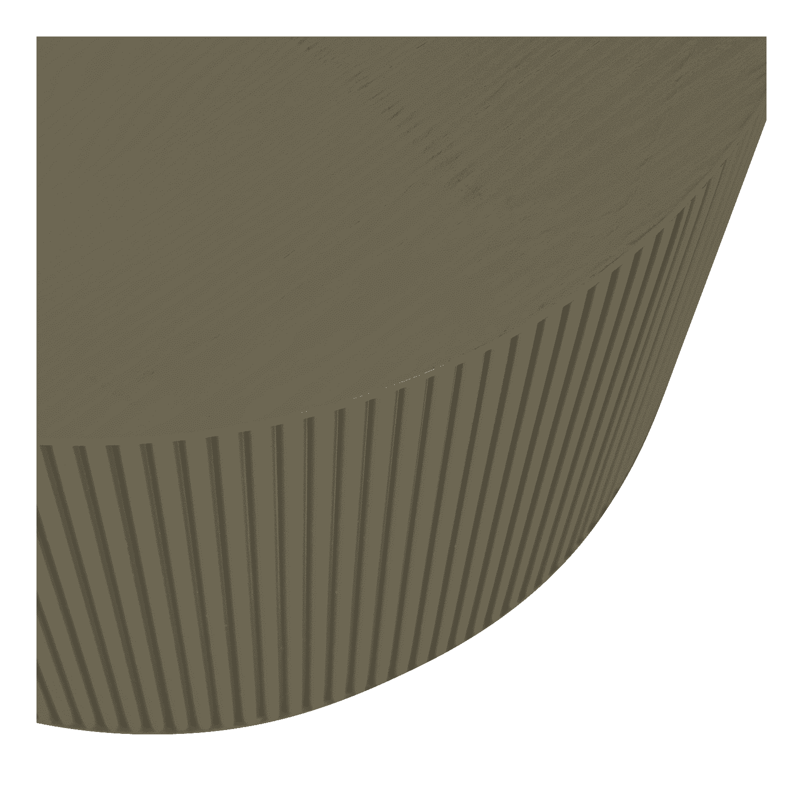 WOOOD Bijzettafel 'Sanne' 60cm, kleur Military Green