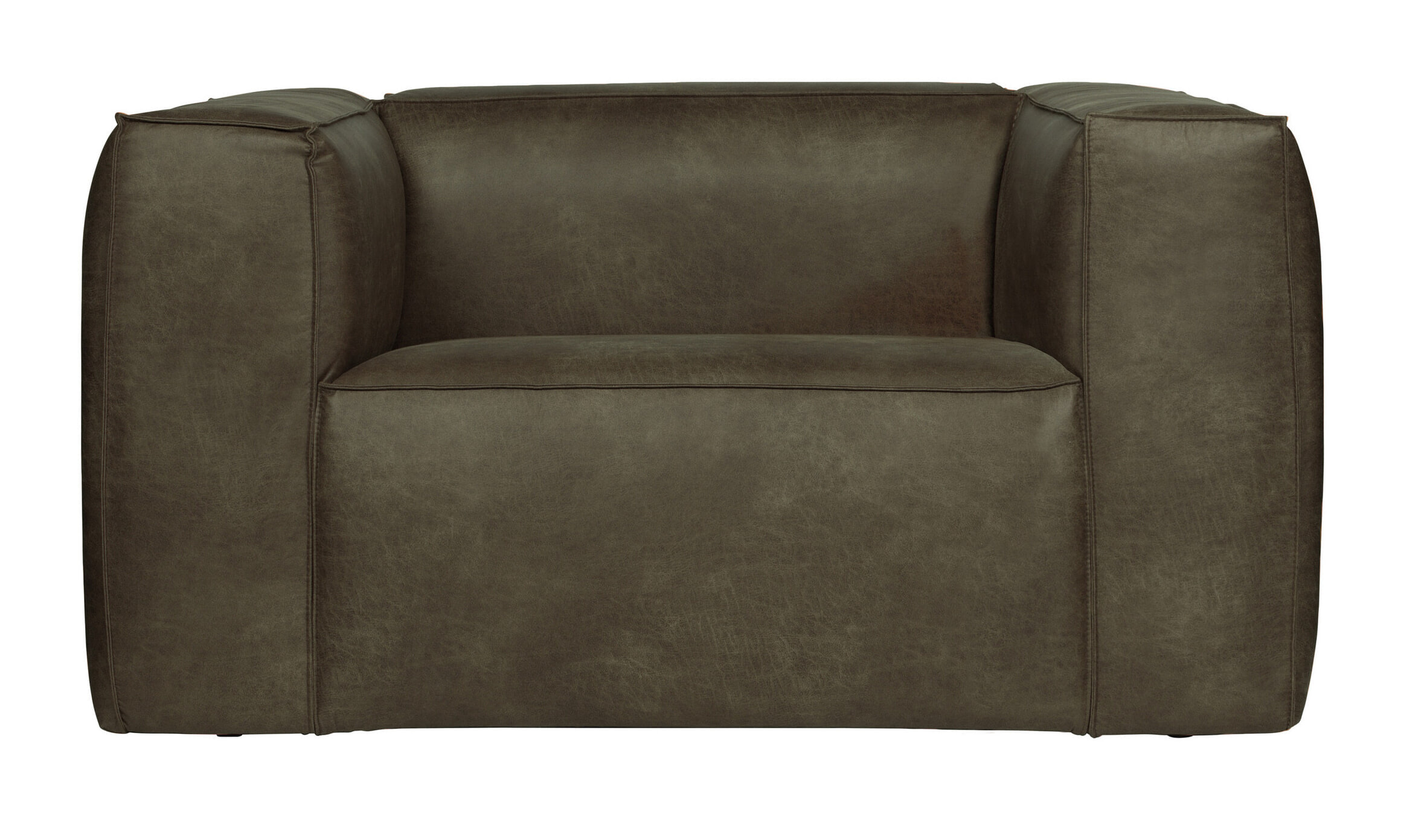 WOOOD Fauteuil 'Bean' Recycle Leer