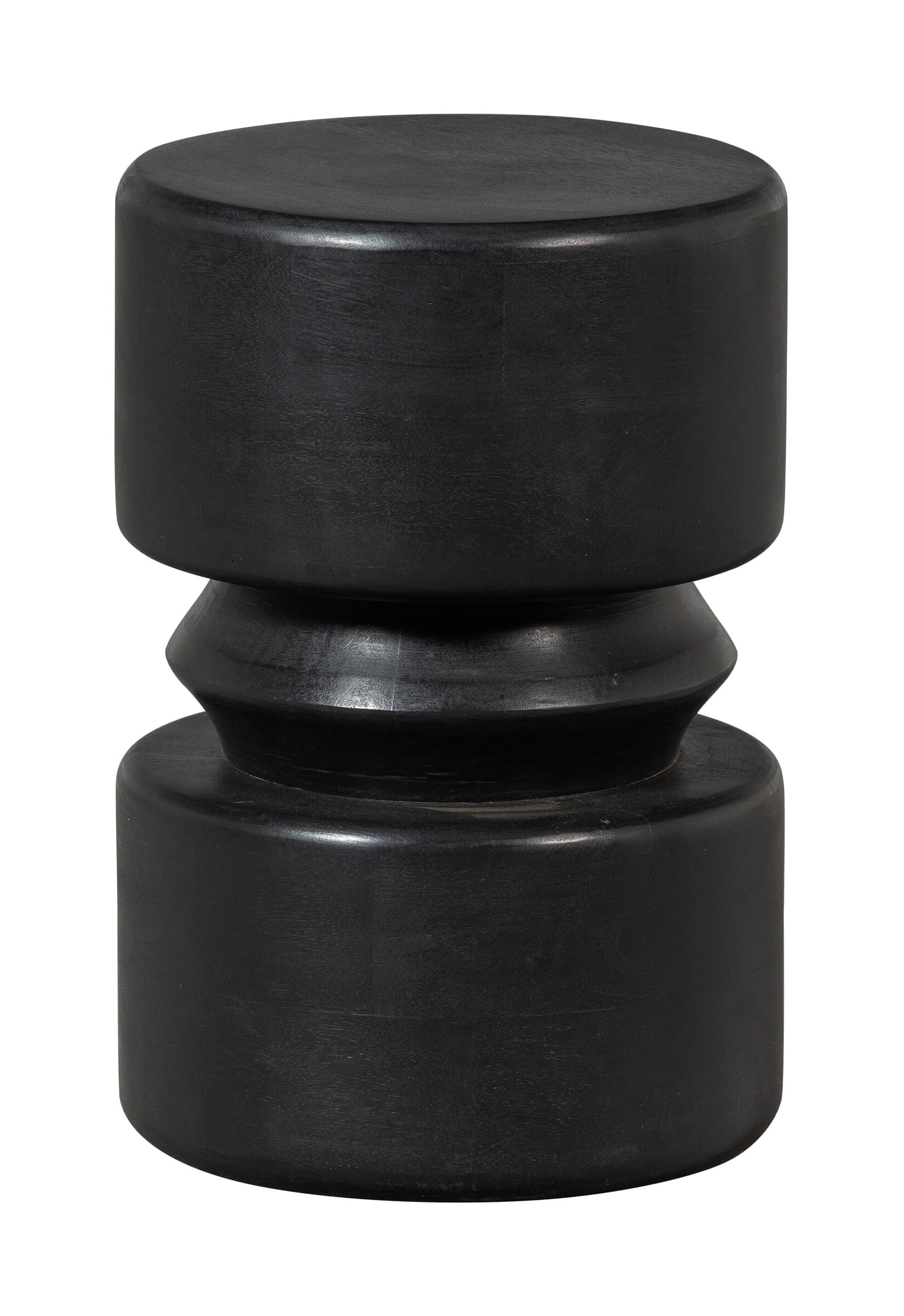 WOOOD Bijzettafel 'Tuve' 30cm, kleur Matzwart