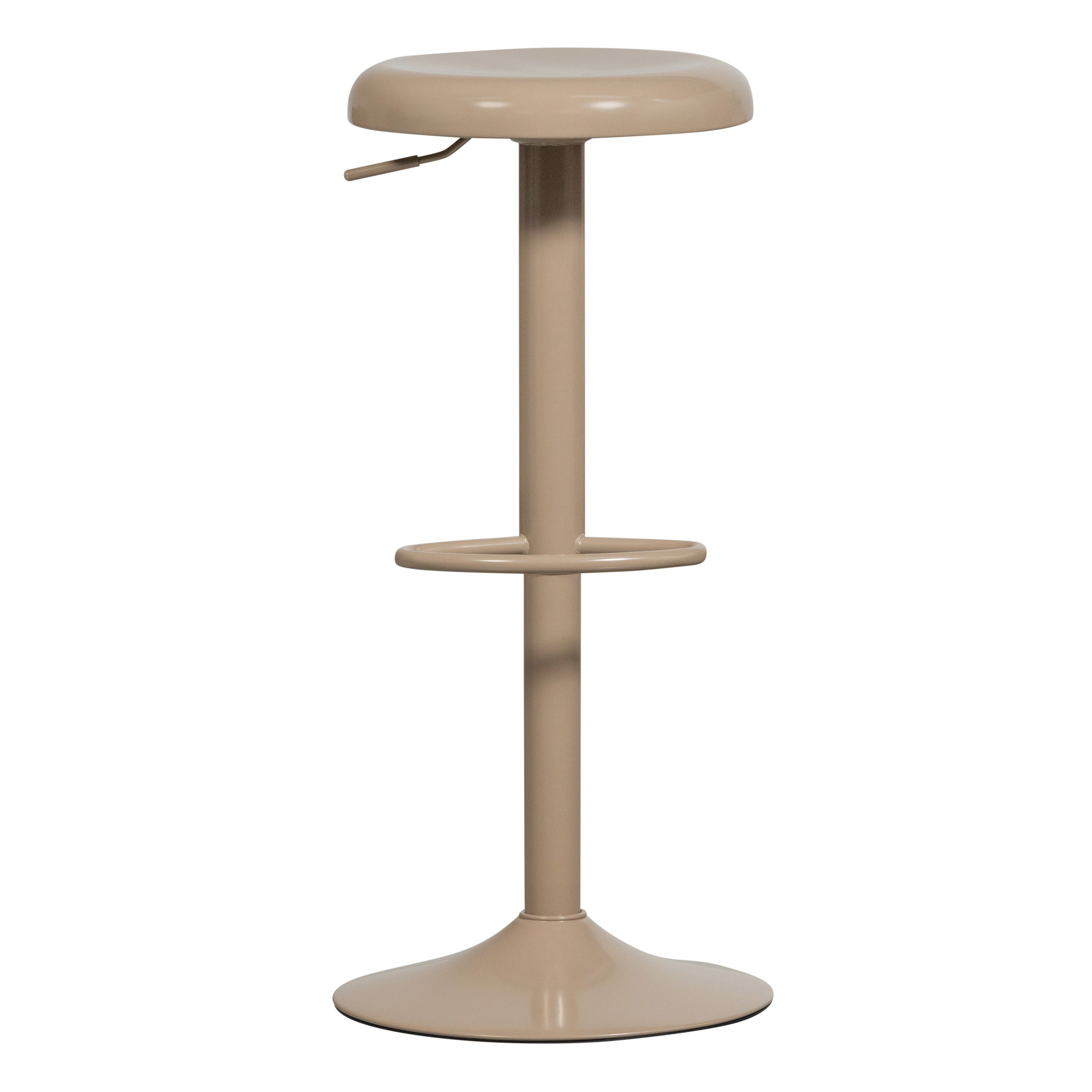 WOOOD Verstelbare Barkruk 'Isaac' kleur Zand (zithoogte 61-81cm)