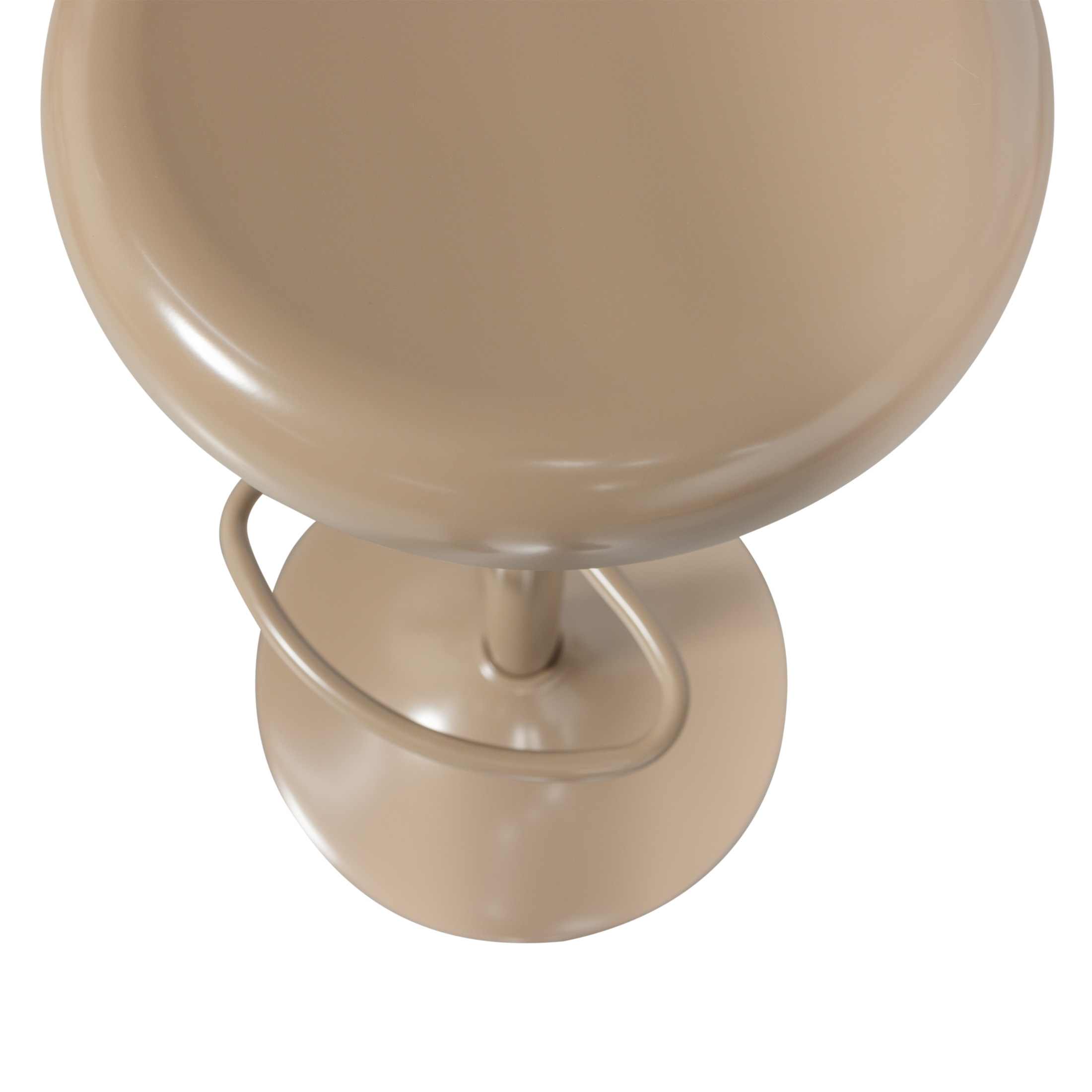 WOOOD Verstelbare Barkruk 'Isaac' kleur Zand (zithoogte 61-81cm)