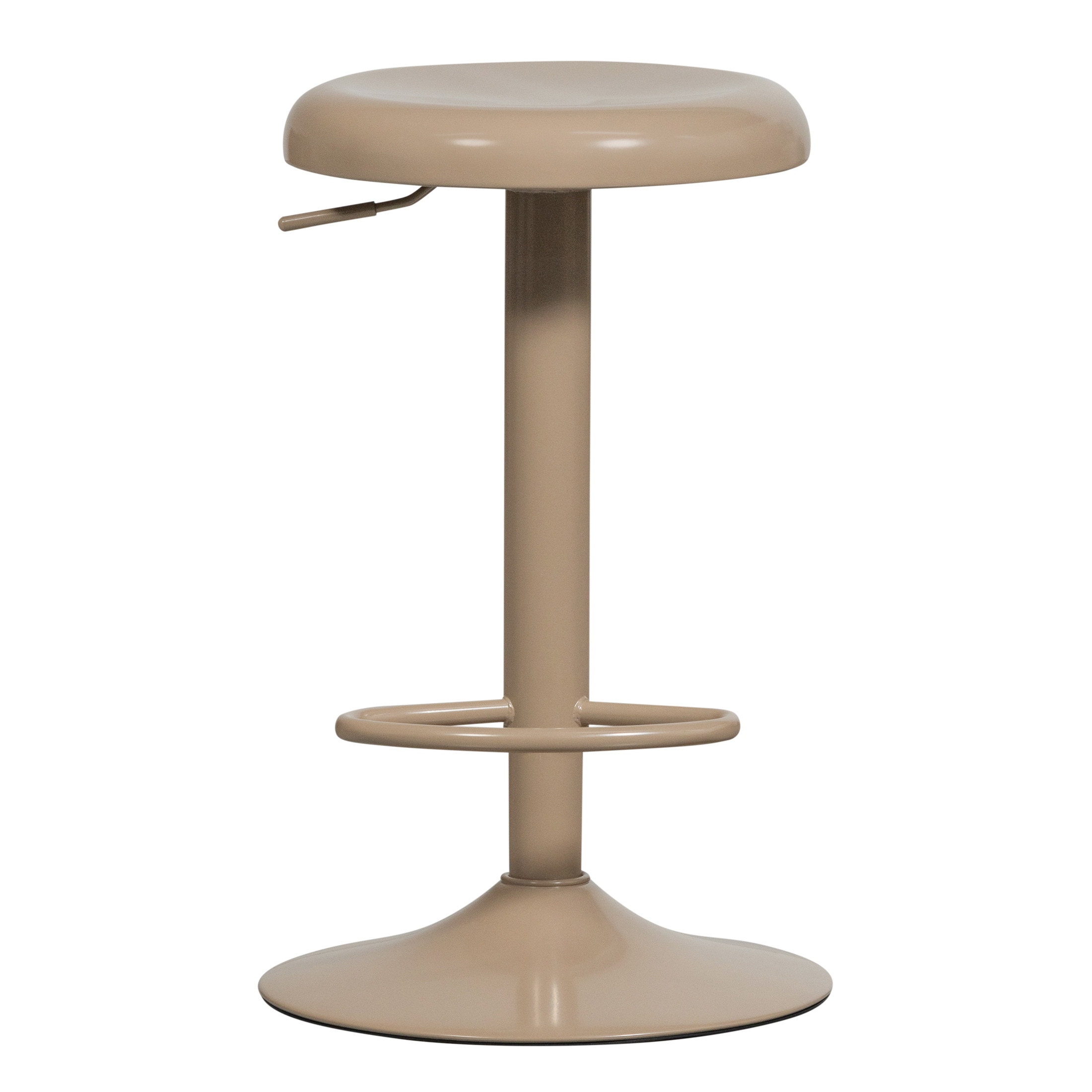 WOOOD Verstelbare Barkruk 'Isaac' kleur Zand (zithoogte 61-81cm)