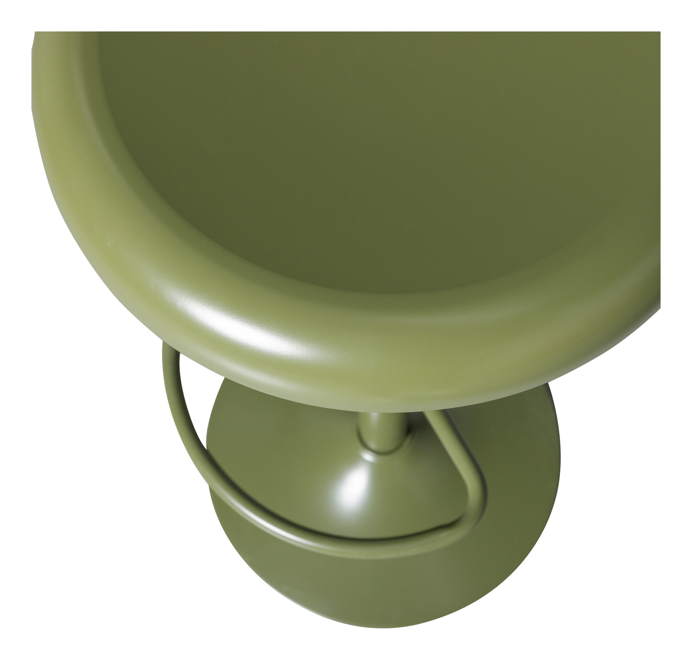 WOOOD Verstelbare Barkruk 'Isaac' kleur Warm Groen (zithoogte 61-81cm)