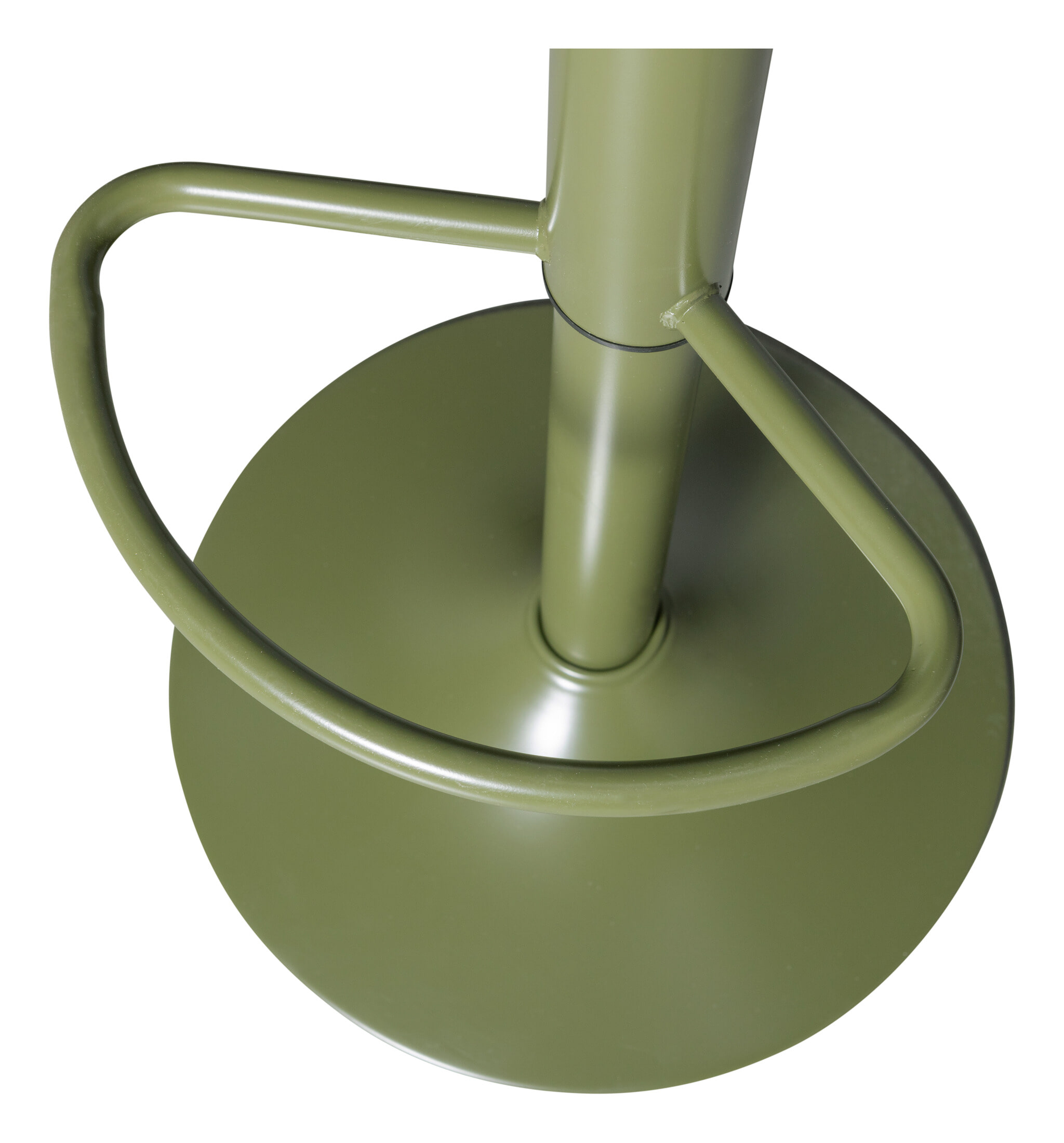 WOOOD Verstelbare Barkruk 'Isaac' kleur Warm Groen (zithoogte 61-81cm)