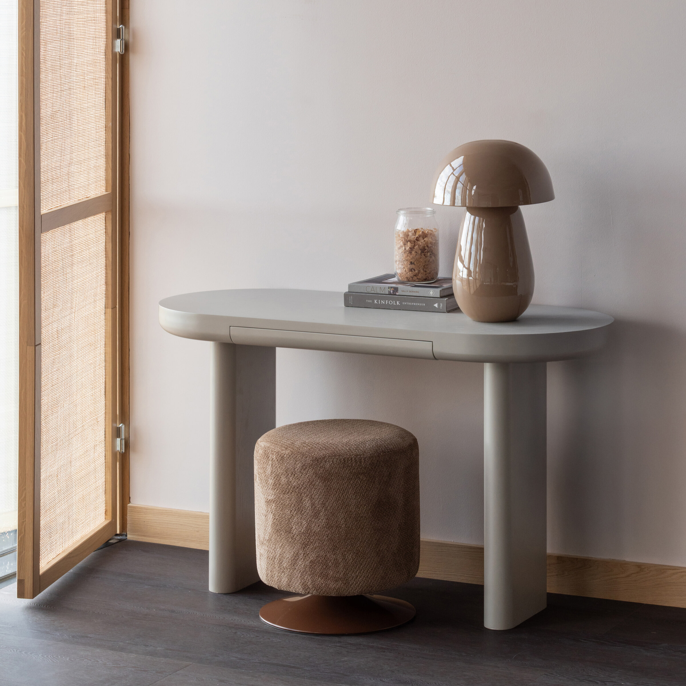 WOOOD Sidetable/Bureau 'Mael' 120cm, kleur Dust