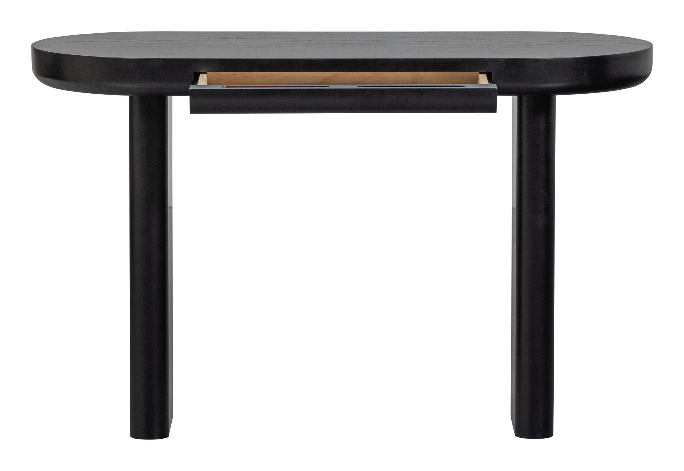 WOOOD Bureau/Sidetable 'Mael' Met 1 lade, 120 x 50cm kleur Zwart