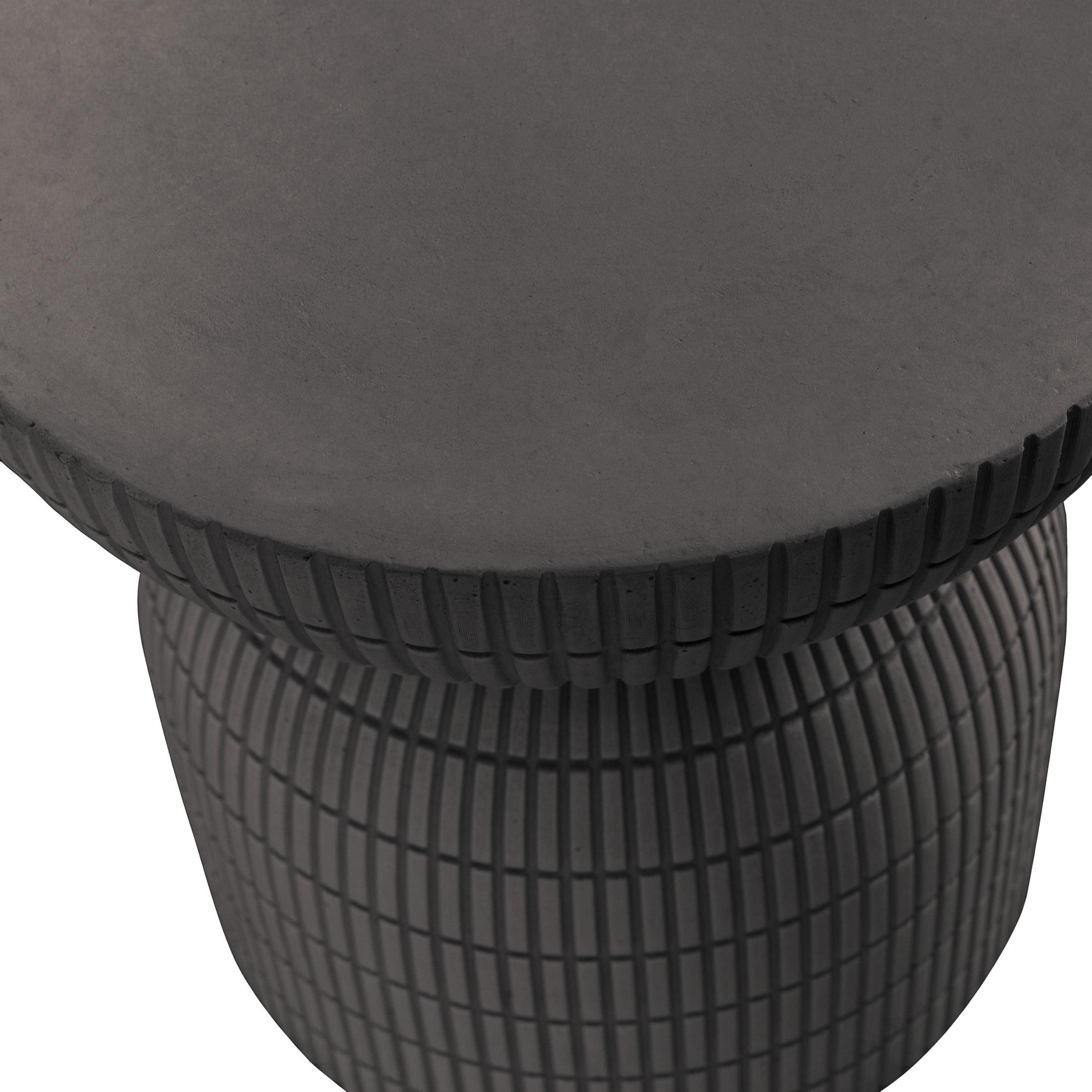 WOOOD Bijzettafel 'Samson' Fiberclay, 37cm