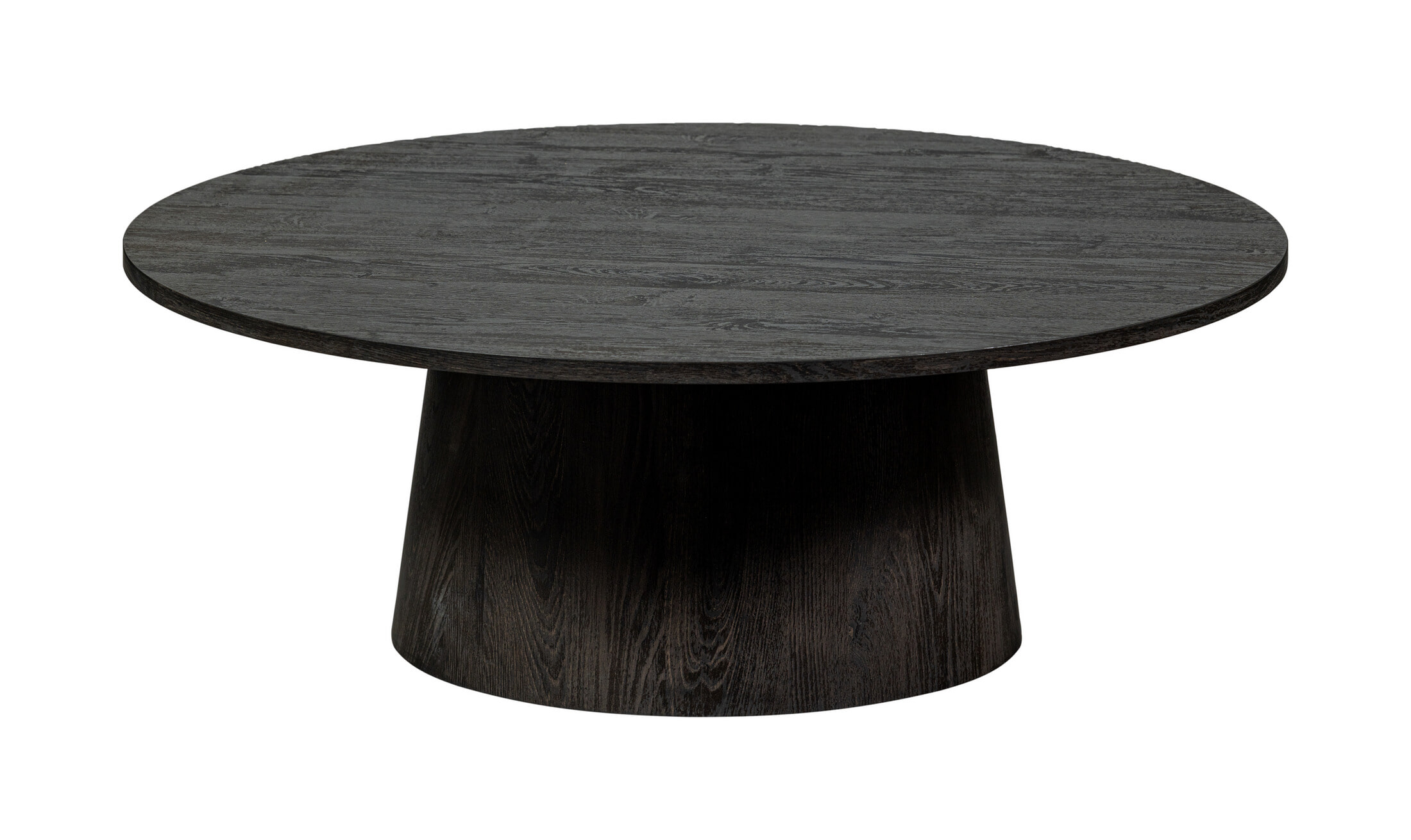 WOOOD Salontafel Maan 100cm - Donkerbruin - Rond - Exclusive
