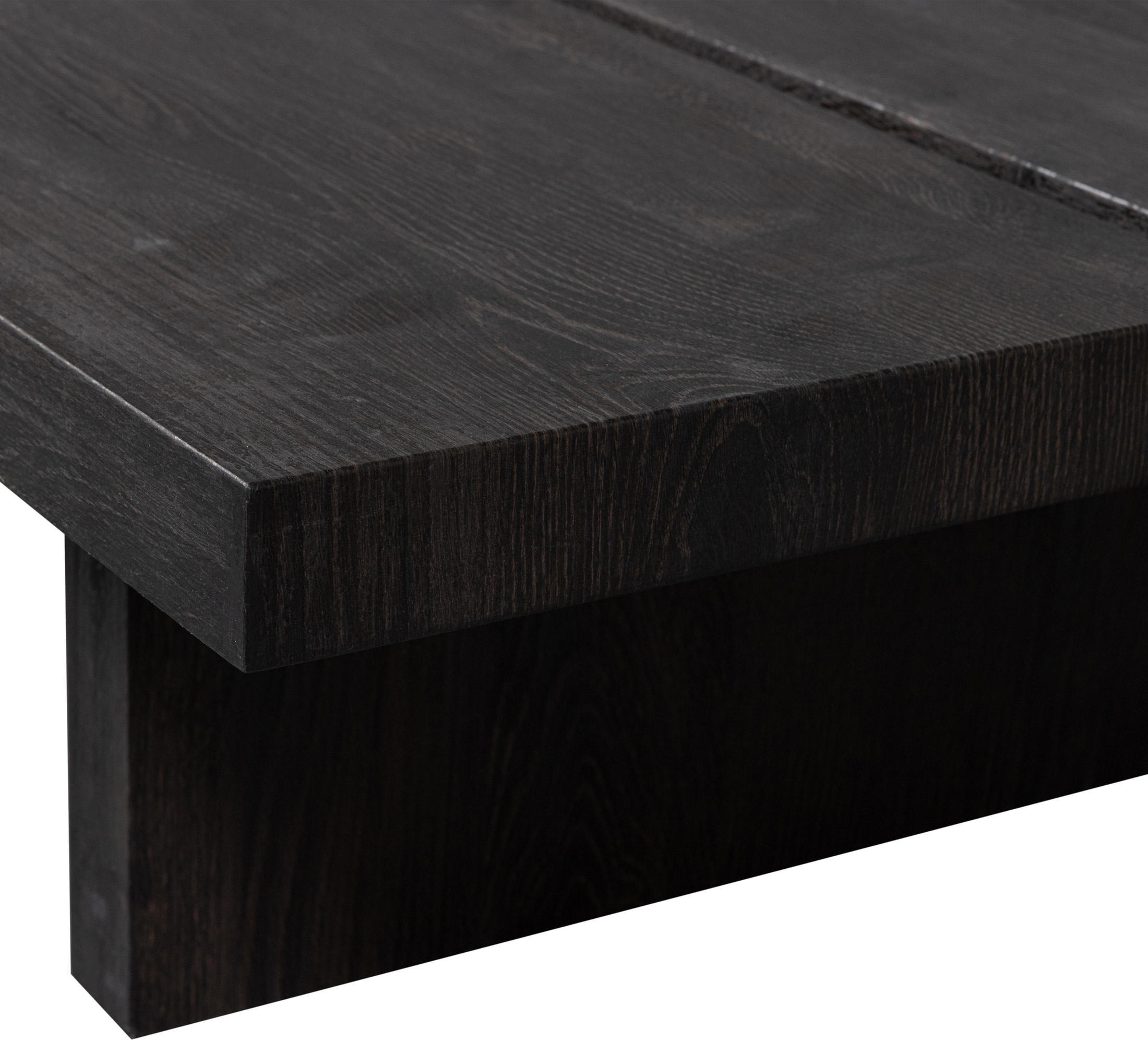 WOOOD Salontafel 'Lion' MDF 140 x 60cm, kleur donkerbruin