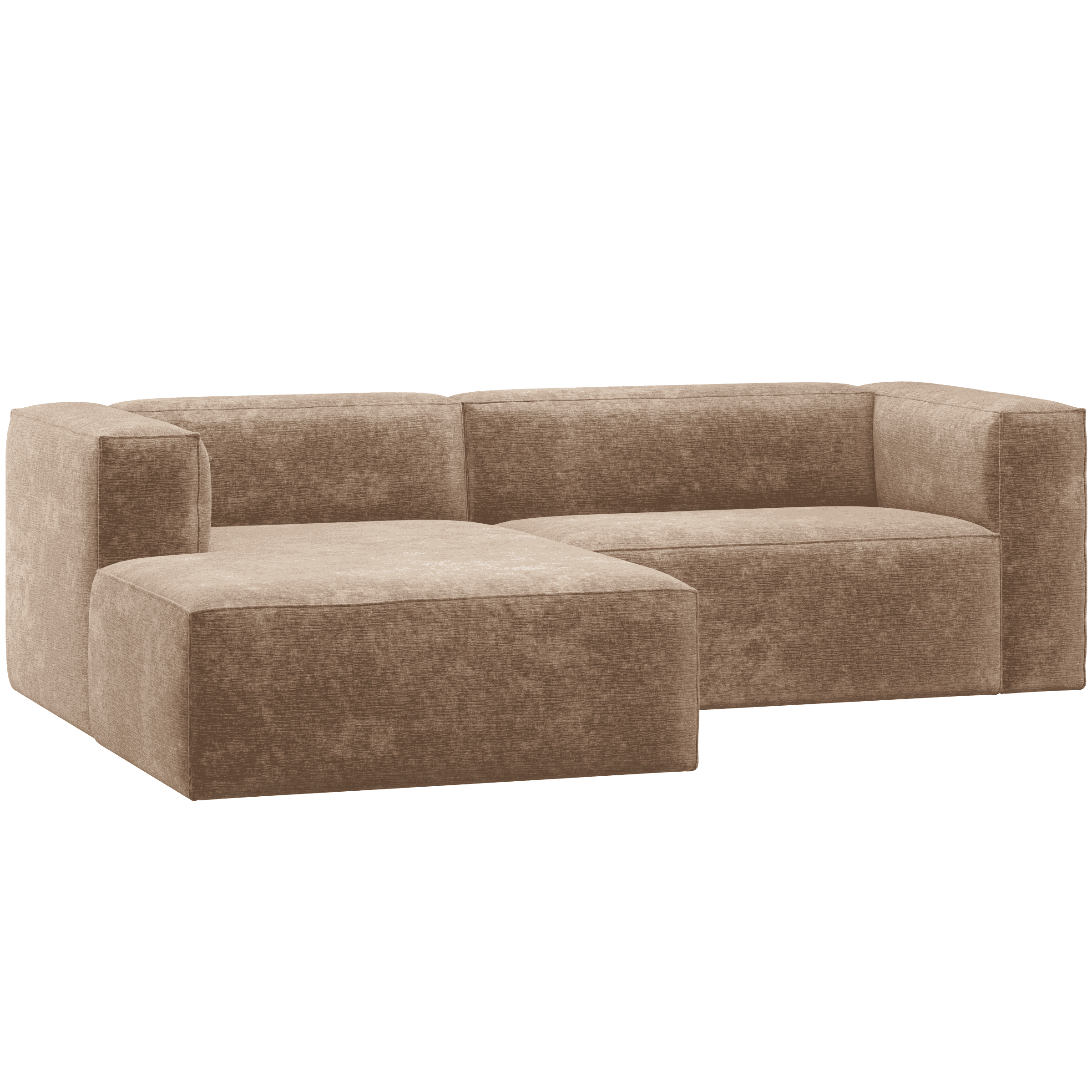 WOOOD Loungebank Bean Links, Chenille - Taupe