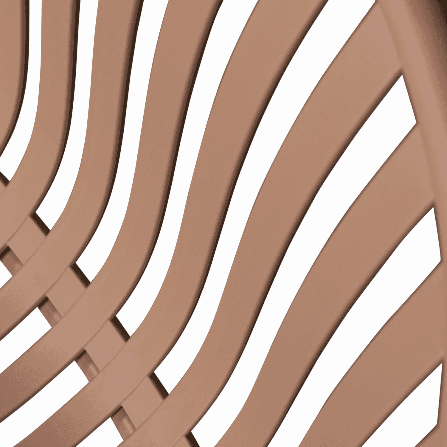 WOOOD Outdoor Fauteuil 'Bruce' Set met hocker, kleur Zalmroze