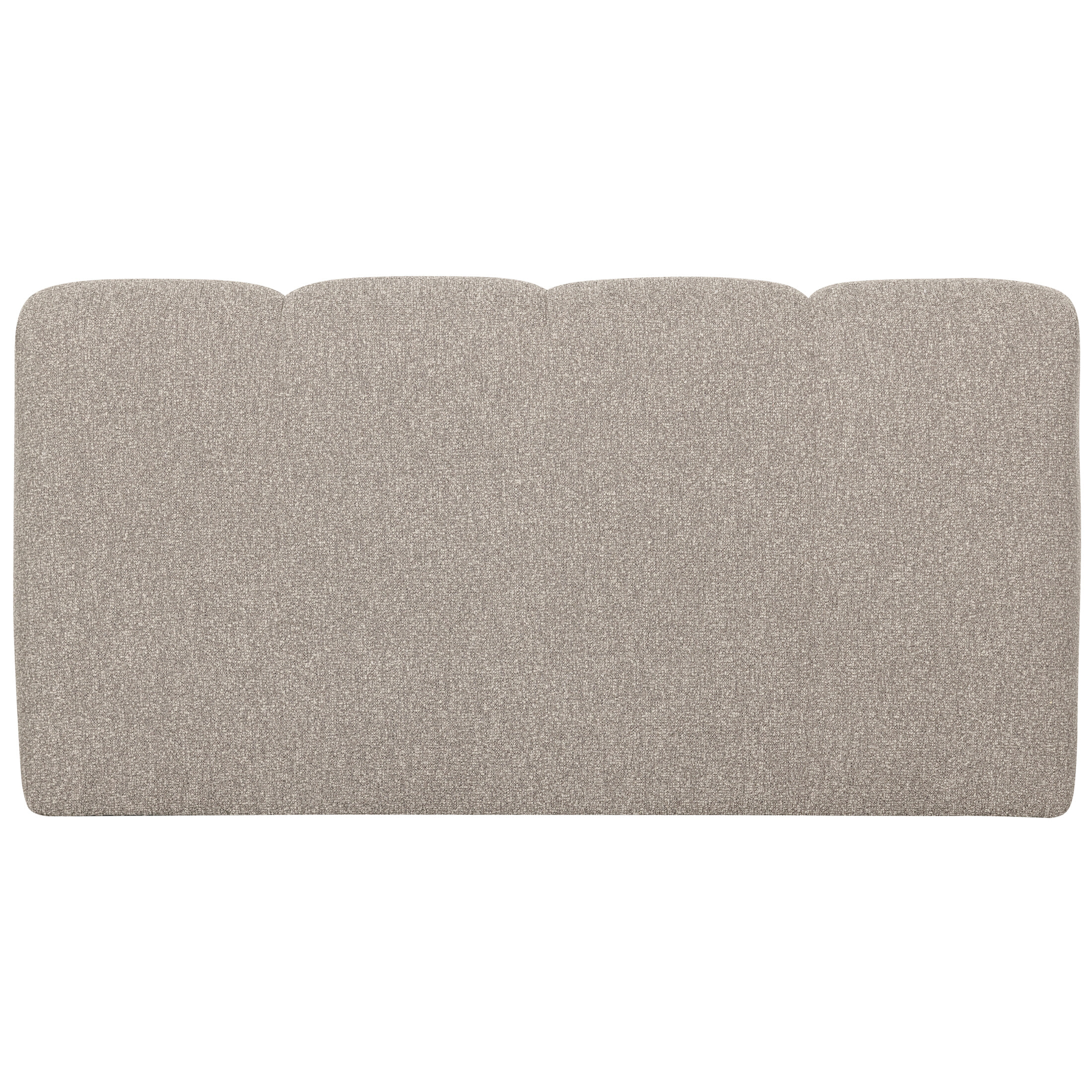 WOOOD Eetkamerbank 'Mojo' Bouclé, 164cm, kleur Beige Melange