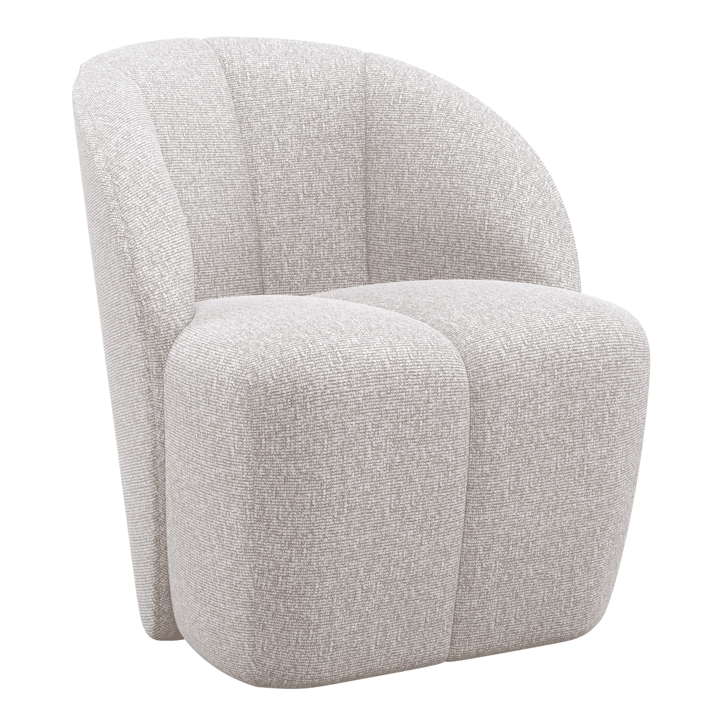 WOOOD Draaifauteuil Mojo Bouclé - Ecru