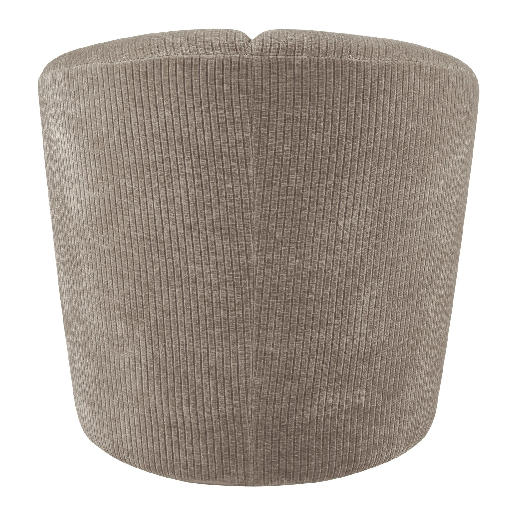 WOOOD Draaifauteuil 'Mojo' Geweven Rib, kleur Donker Zand