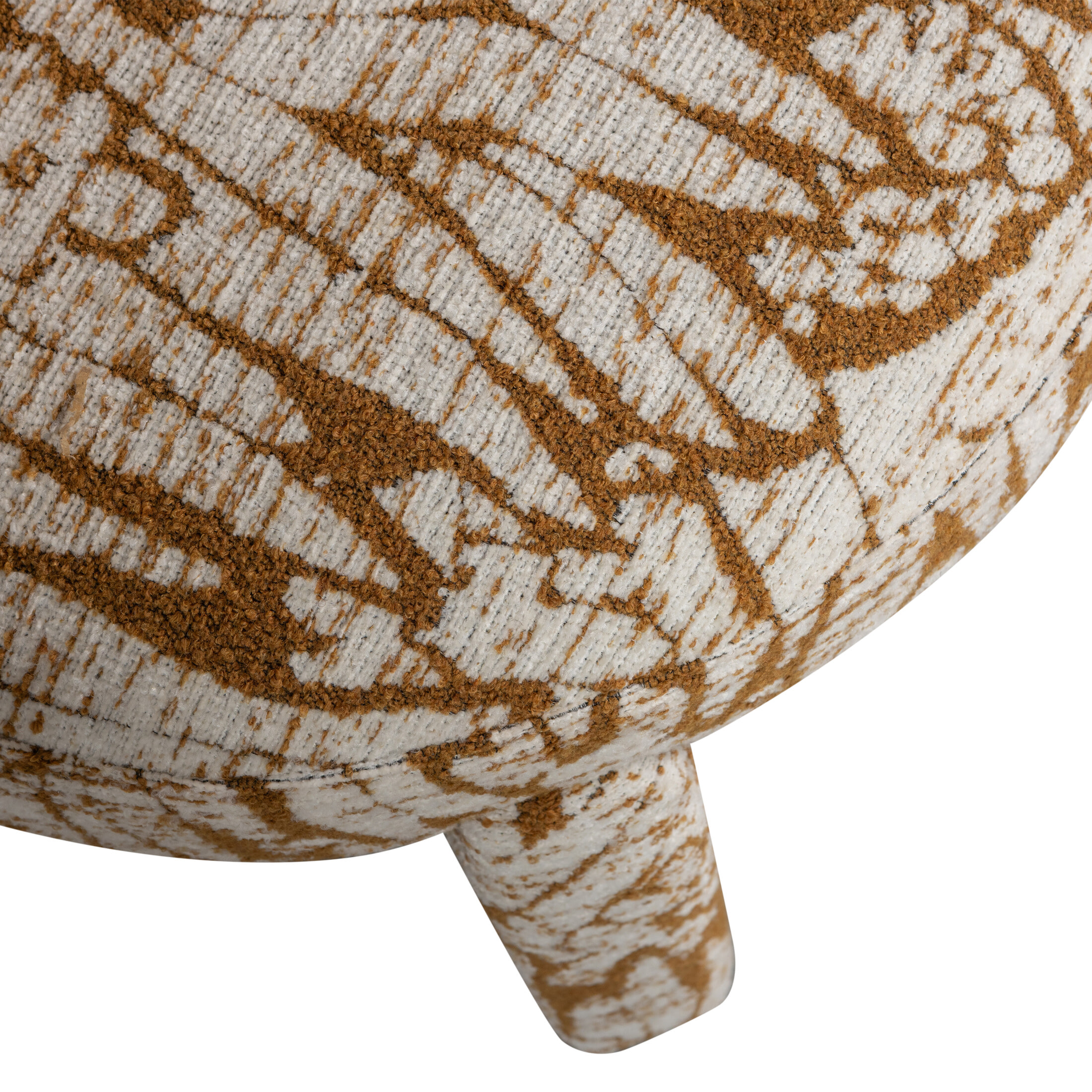 WOOOD Fauteuil 'Upke' Geweven stof, kleur Naturel/Bruin