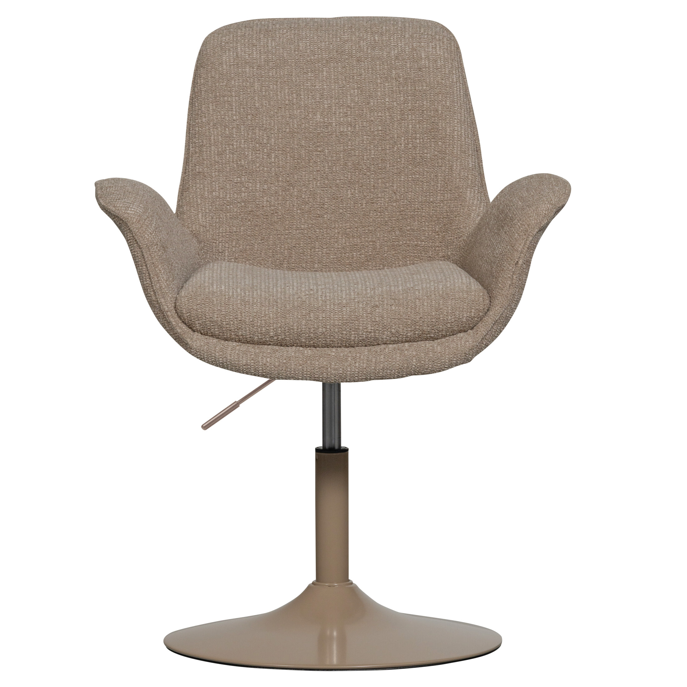 WOOOD Verstelbare Eetkamerstoel 'Marten' Geweven stof, kleur Zand