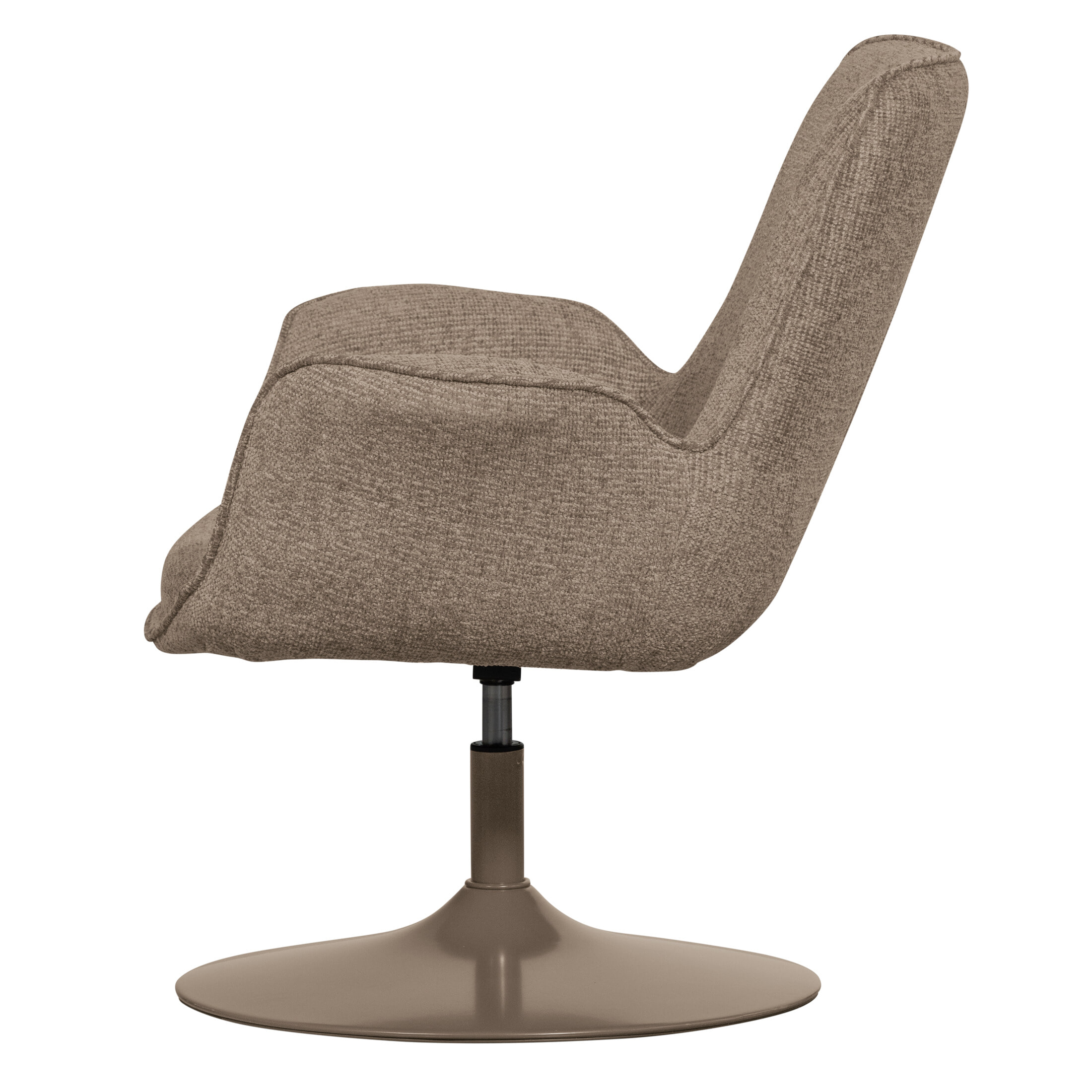 WOOOD Verstelbare Fauteuil 'Marten' Geweven stof, kleur Zand