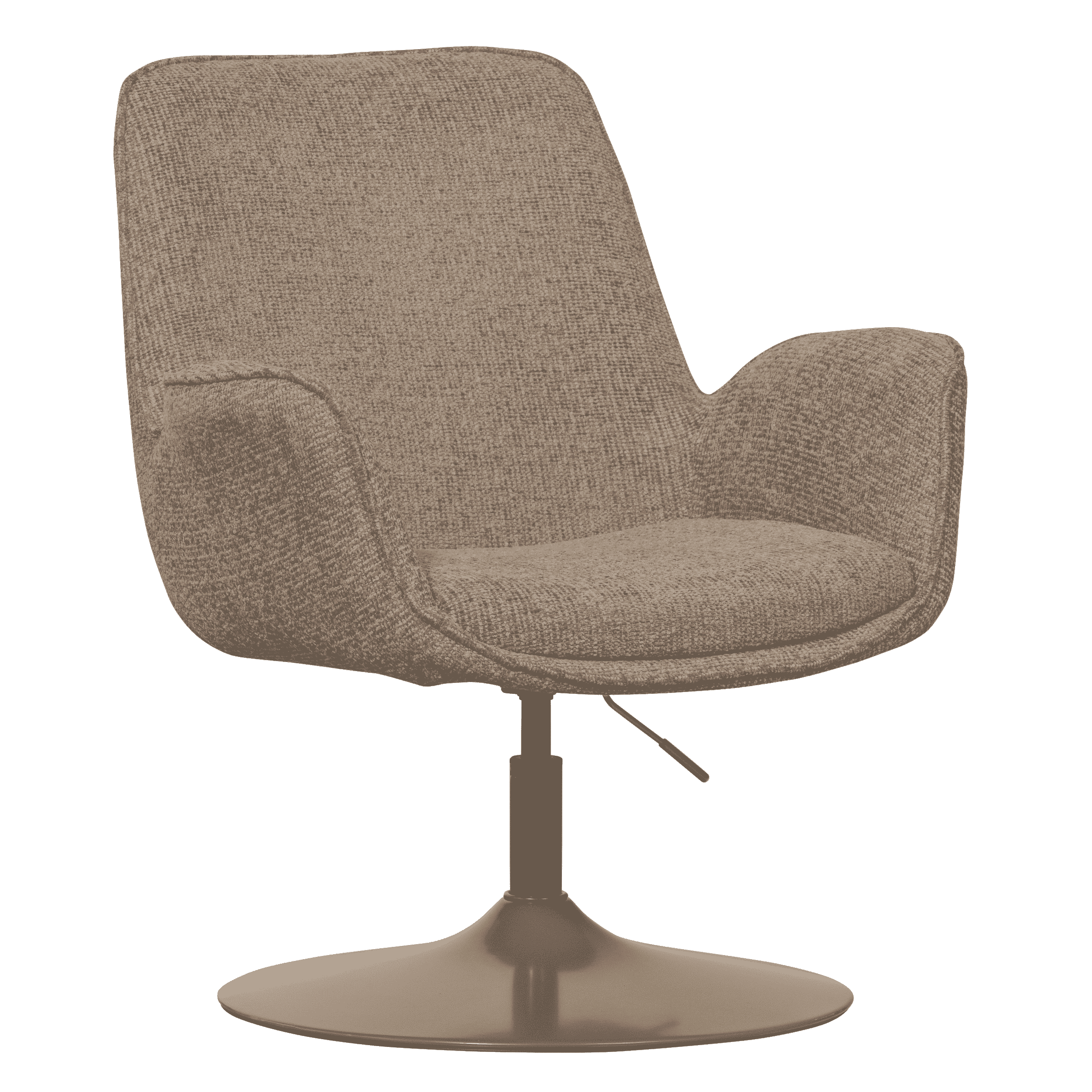 WOOOD Verstelbare Fauteuil 'Marten' Geweven stof, kleur Zand