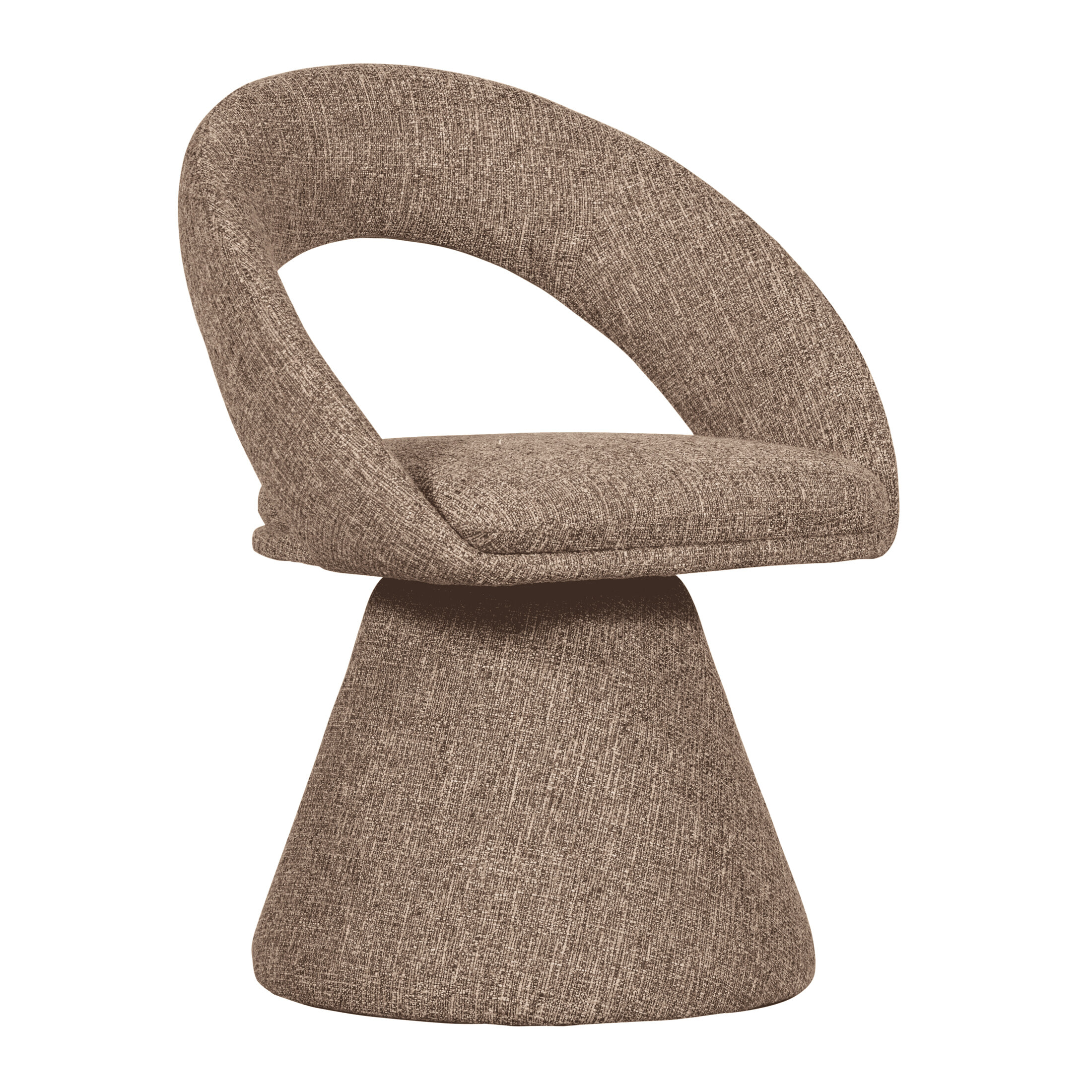 WOOOD Draaibare Eetkamerstoel 'Winter' Geweven stof