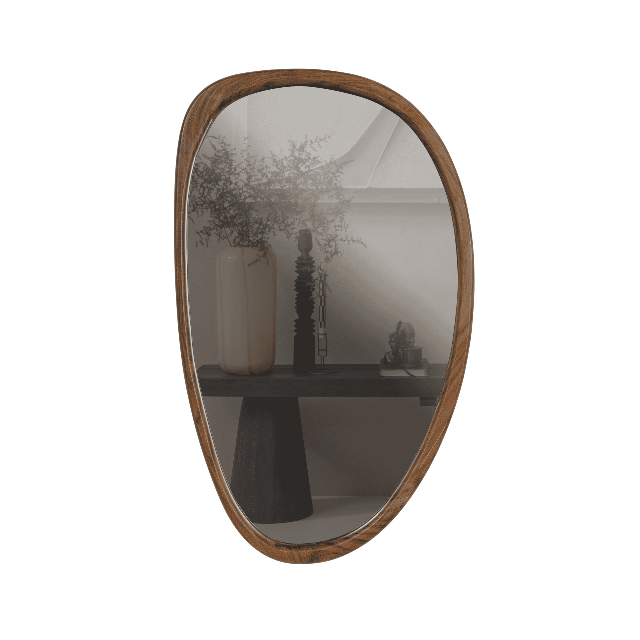 WOOOD Organische Spiegel 'Leif' MDF, 64 x 38cm