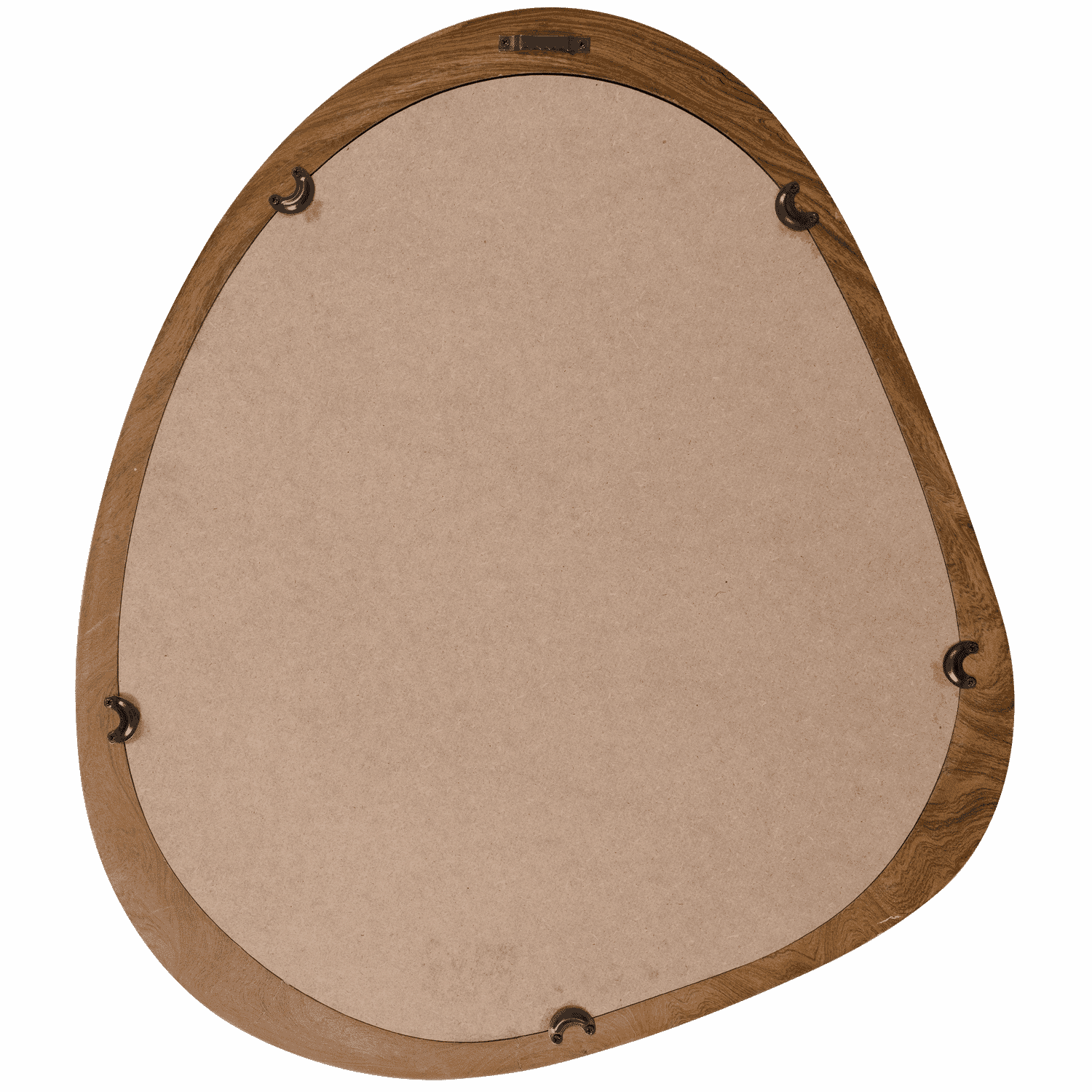 WOOOD Organische Spiegel 'Leif' MDF, 48 x 44cm