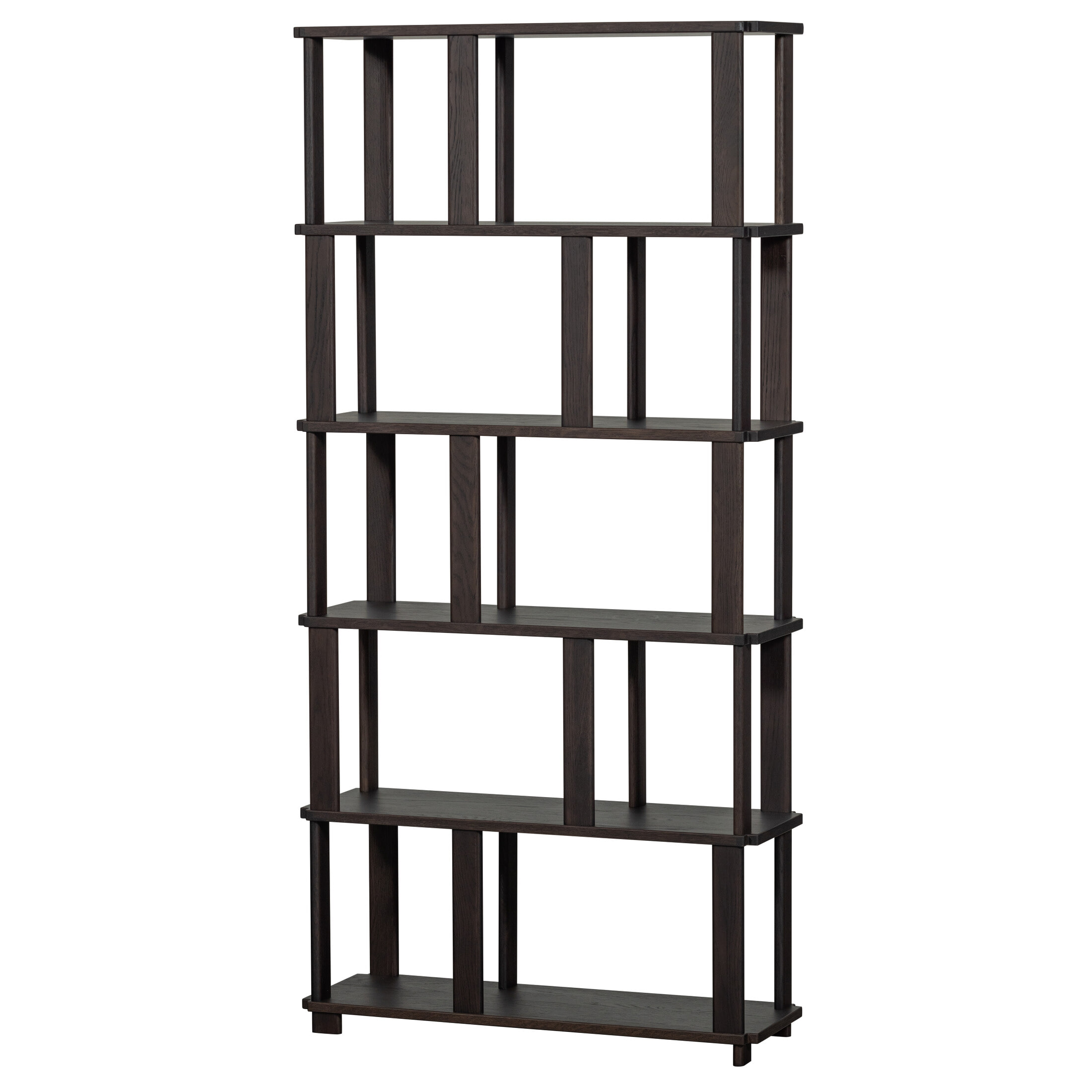 WOOOD Wandkast Riss Eikenhout, 186 x 90cm - Bruin