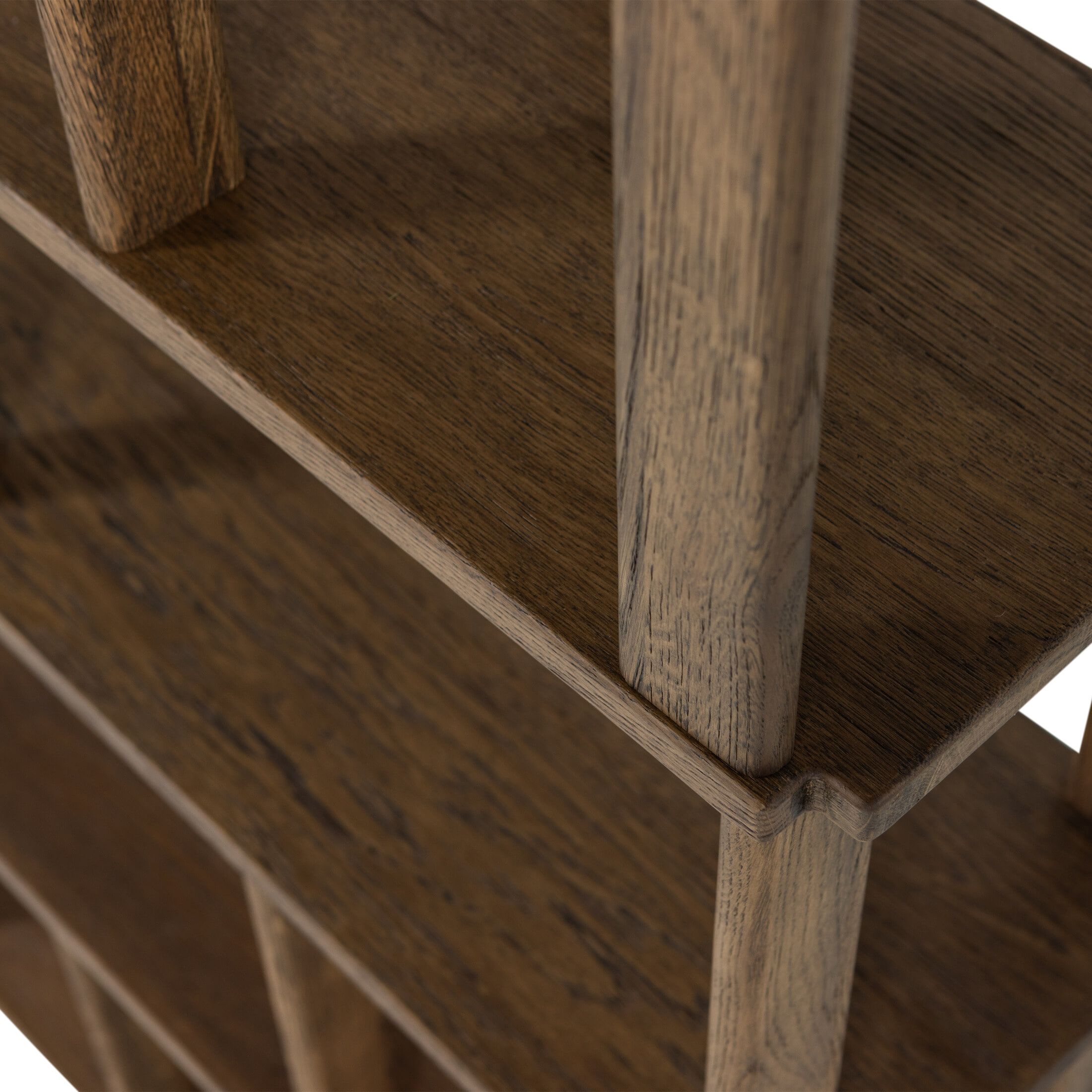 WOOOD Boekenkast 'Riss' Eikenhout, 186 x 90cm, kleur Naturel