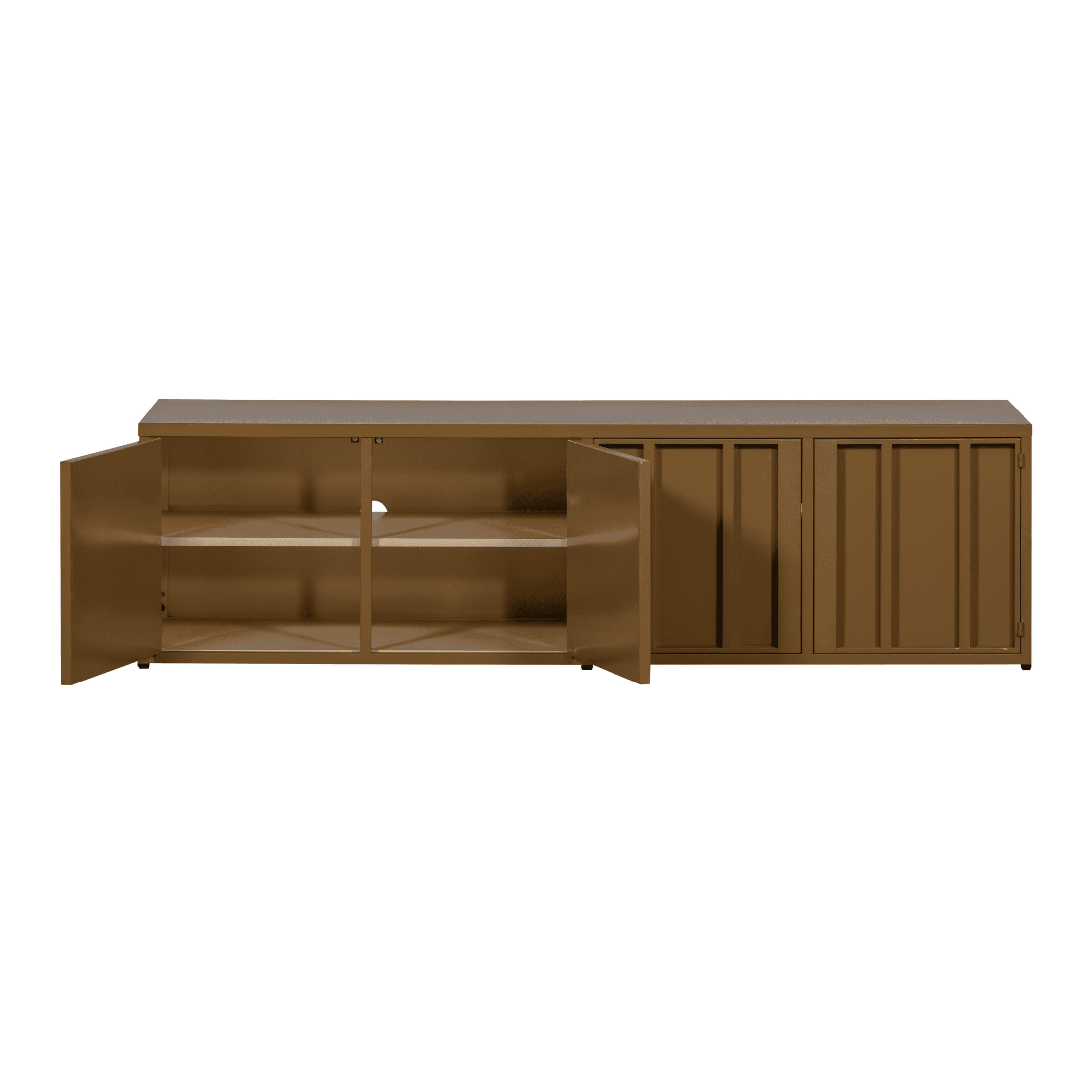 WOOOD TV-meubel 'Level' 160cm, kleur Honing Geel