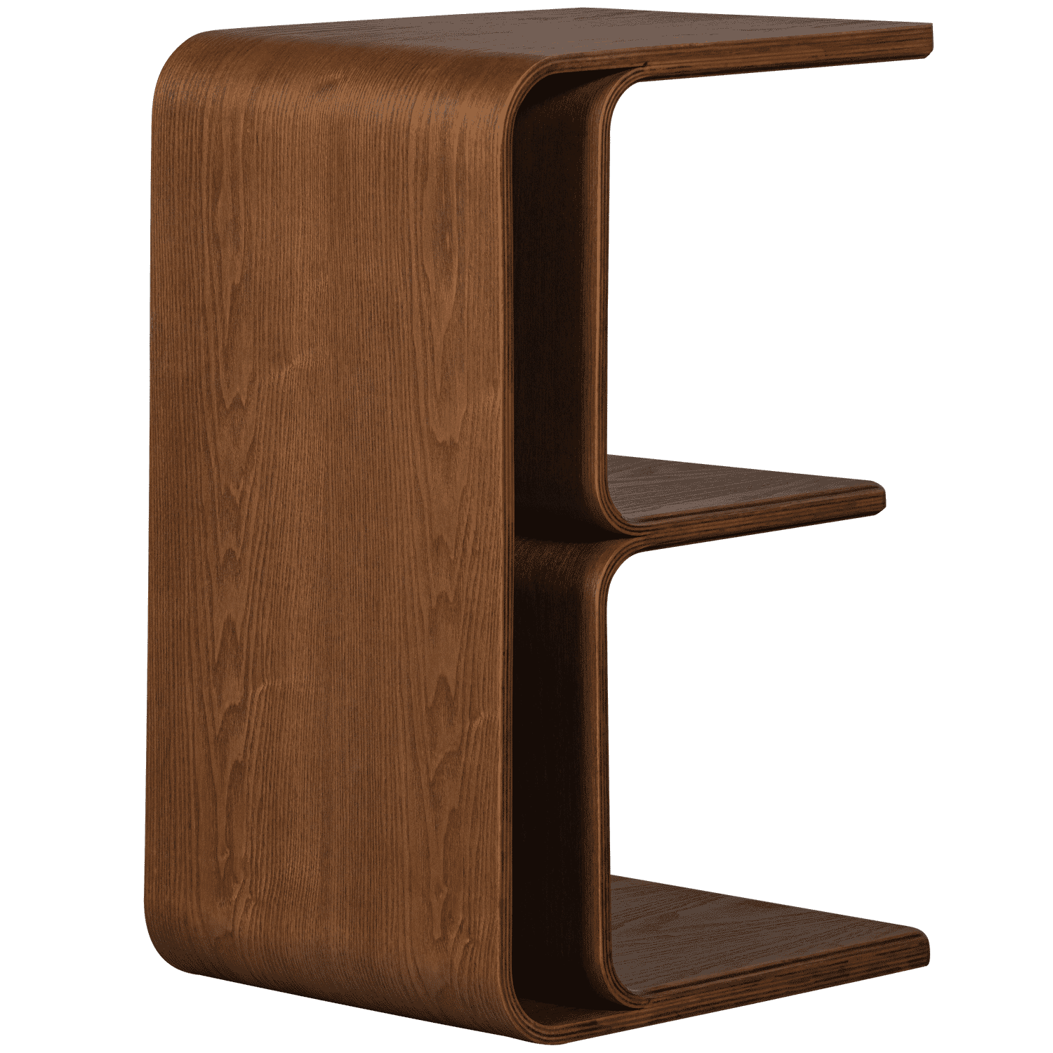 WOOOD Bijzettafel 'Frey' 60 x 32cm, kleur Walnoot
