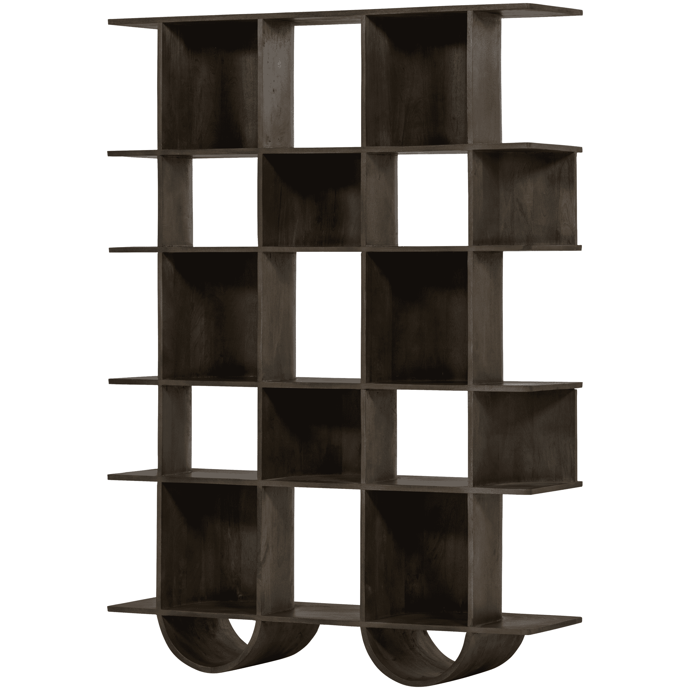 WOOOD Boekenkast Sinne Mangohout, 180 x 130cm - Naturel