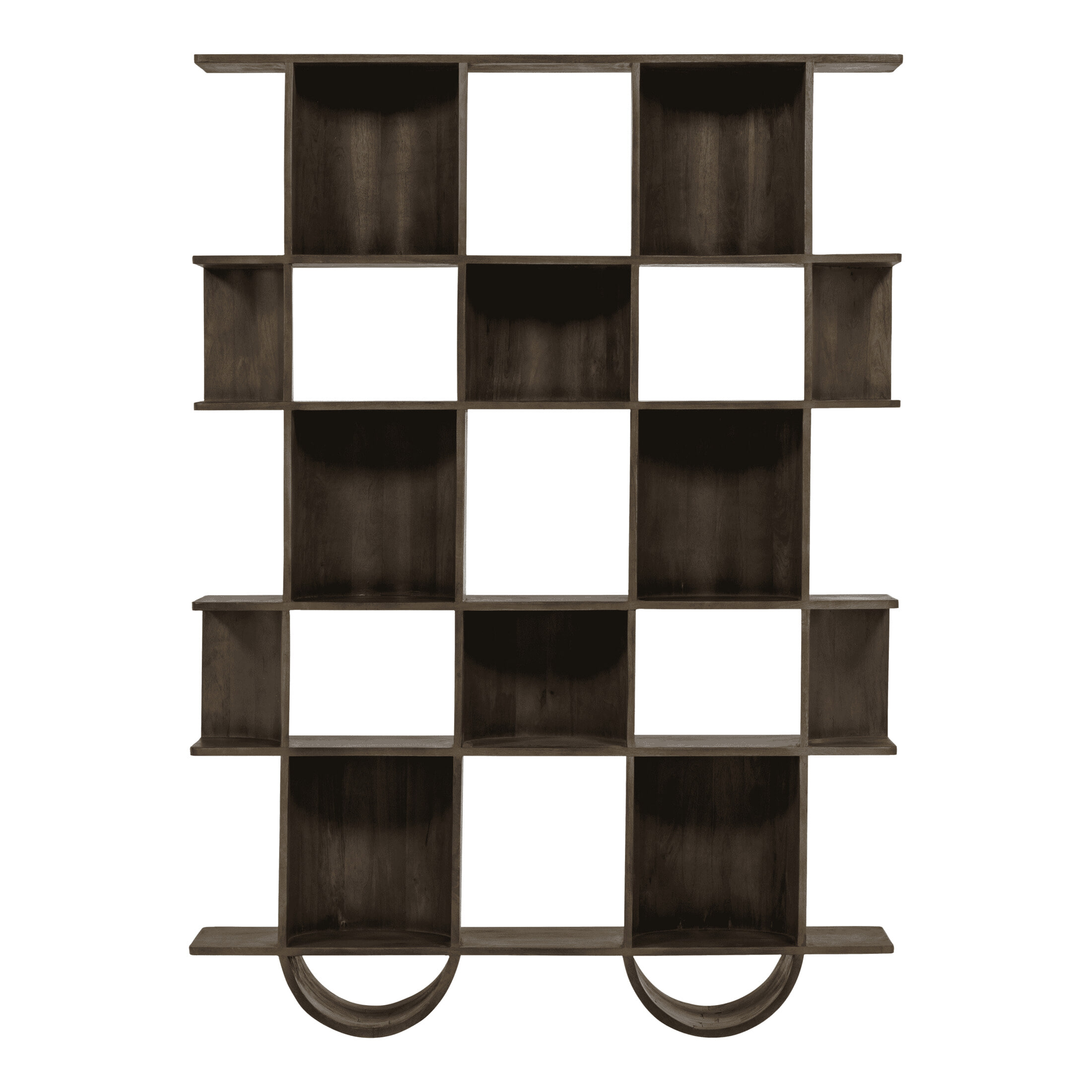 WOOOD Boekenkast 'Sinne' Mangohout, 180 x 130cm