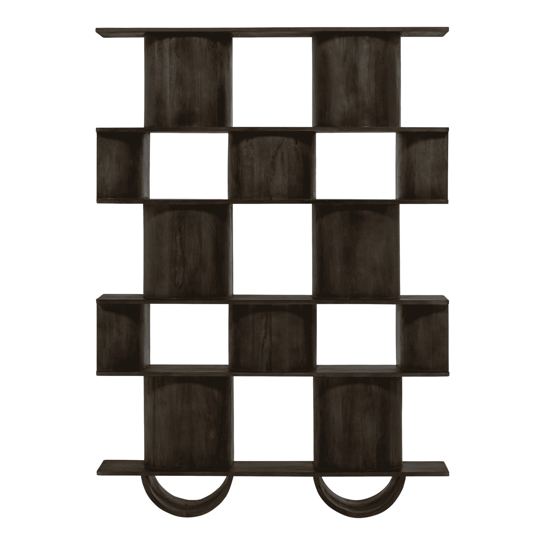 WOOOD Boekenkast 'Sinne' Mangohout, 180 x 130cm