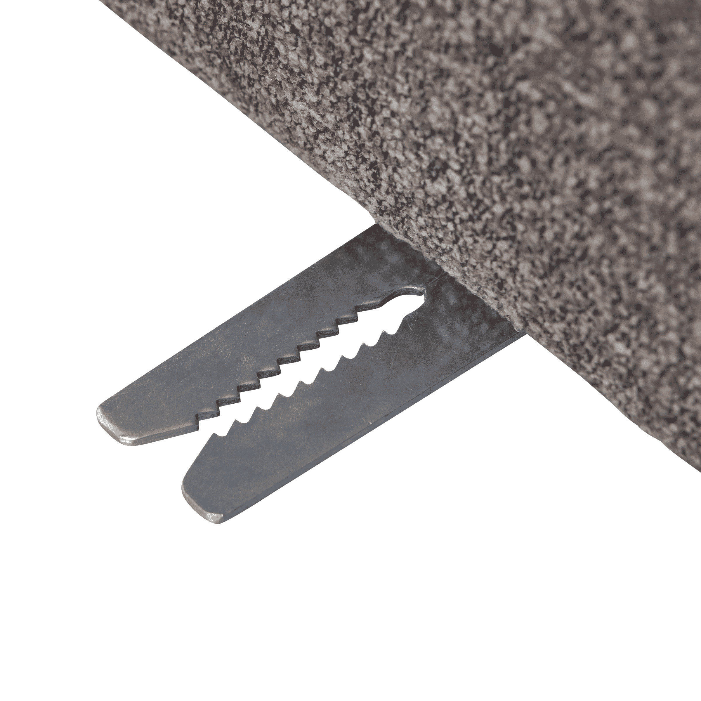 WOOOD Eetkamerbank 'Mojo' Bouclé, 84cm, kleur Bruin Melange