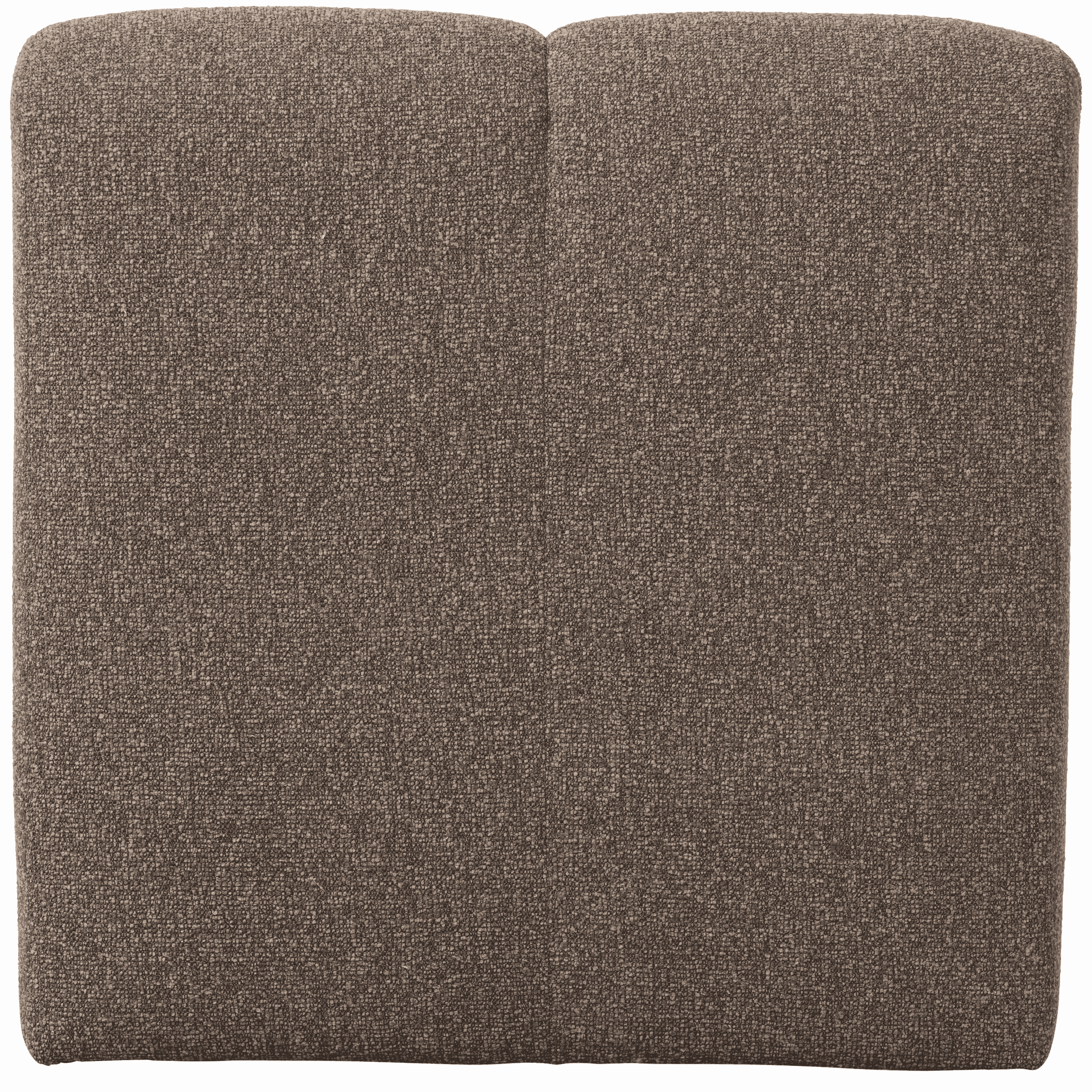 WOOOD Eetkamerbank 'Mojo' Bouclé, 84cm, kleur Bruin Melange