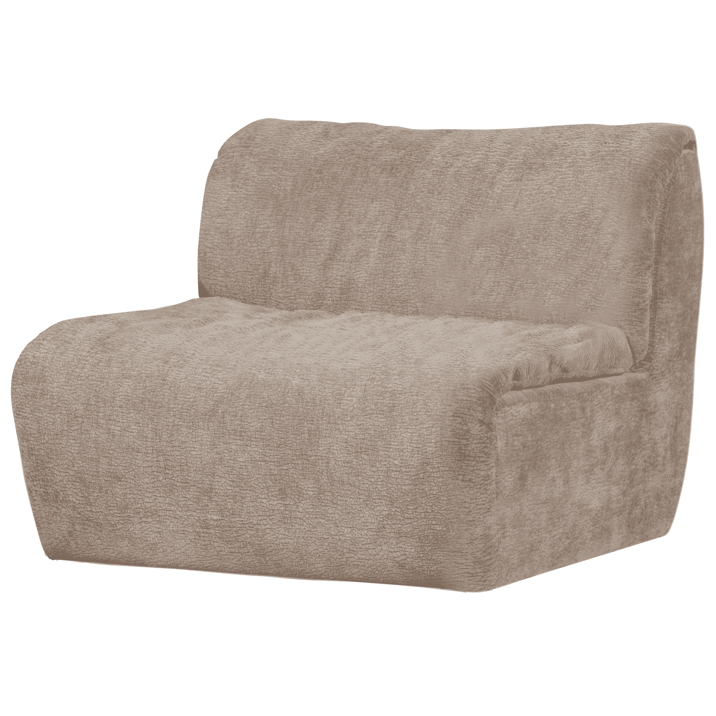 WOOOD Bank Baggy 1-zits, Chenille - Zand