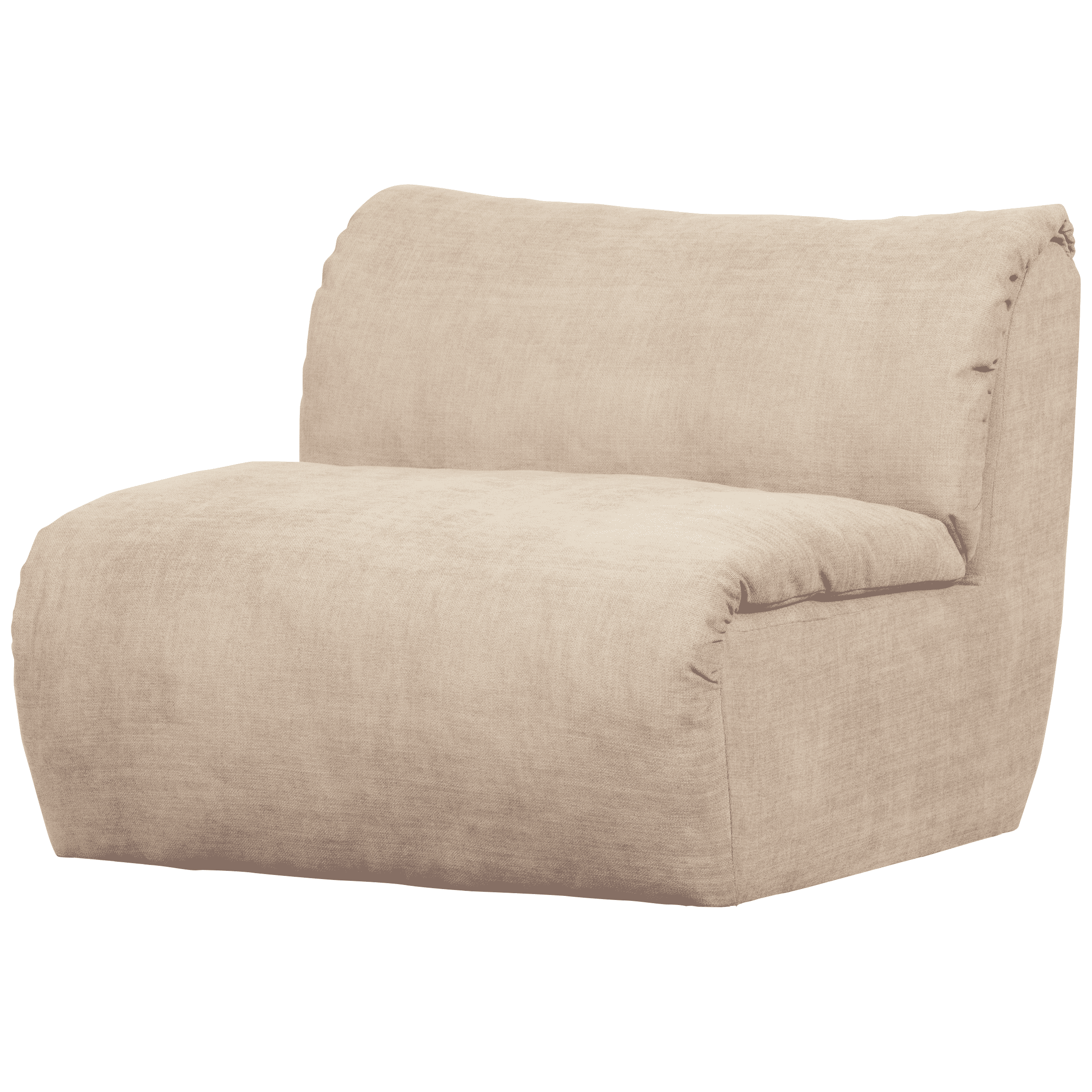 WOOOD Bank Baggy 1-zits, Chenille - Zand