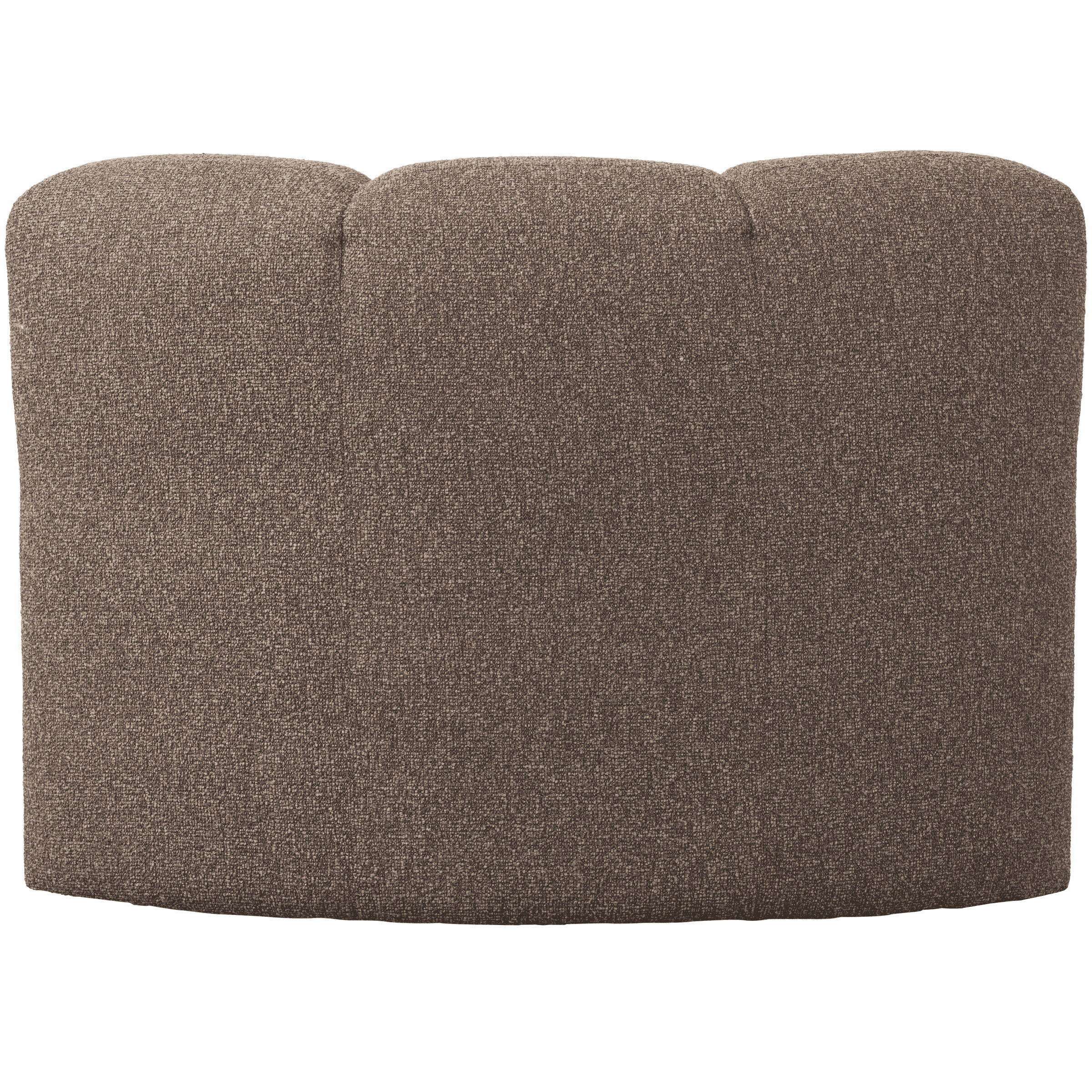 WOOOD Eetkamerbank 'Mojo' Bouclé, Hoek, kleur Bruin Melange