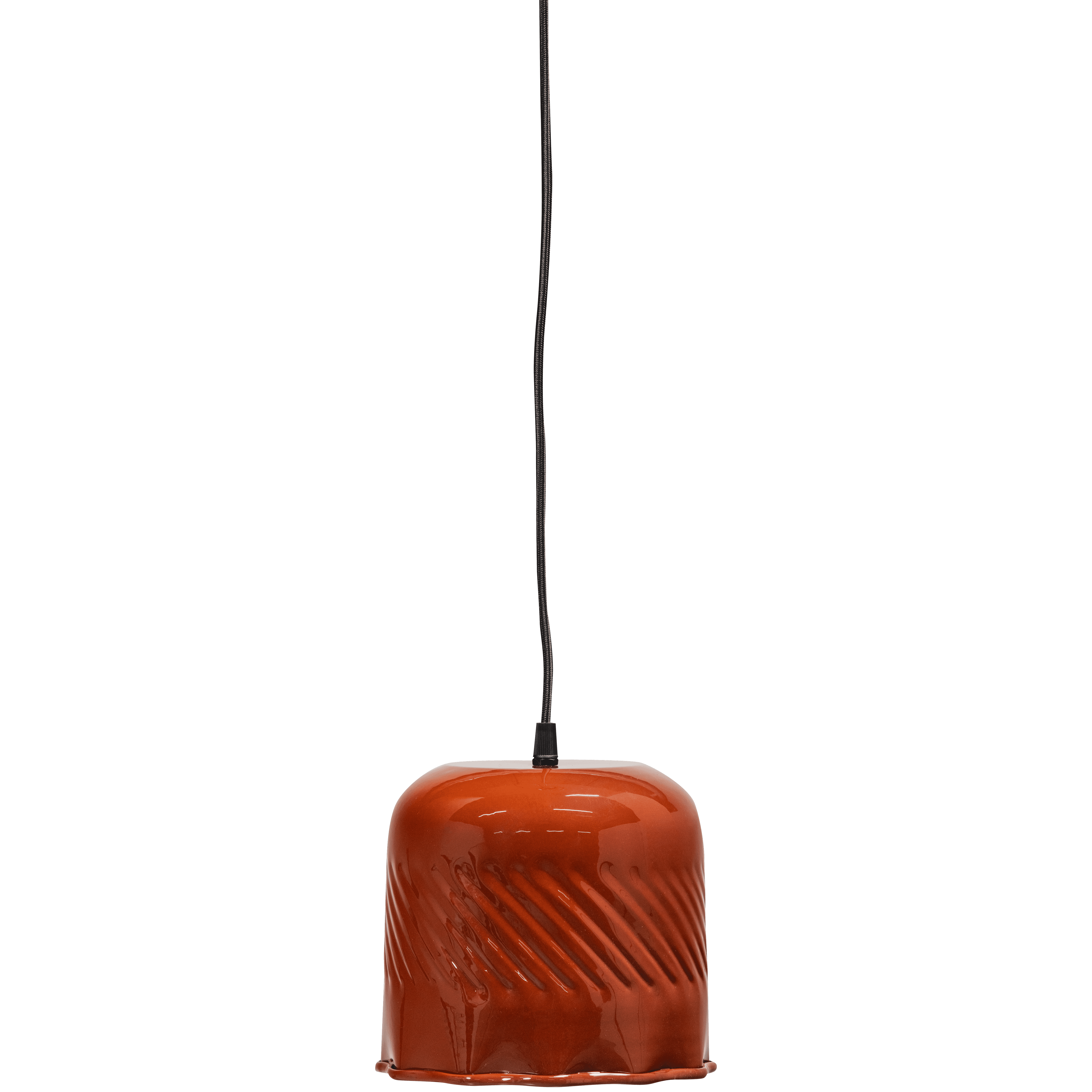 WOOOD Hanglamp Arleso Metaal - Oranje/Bruin