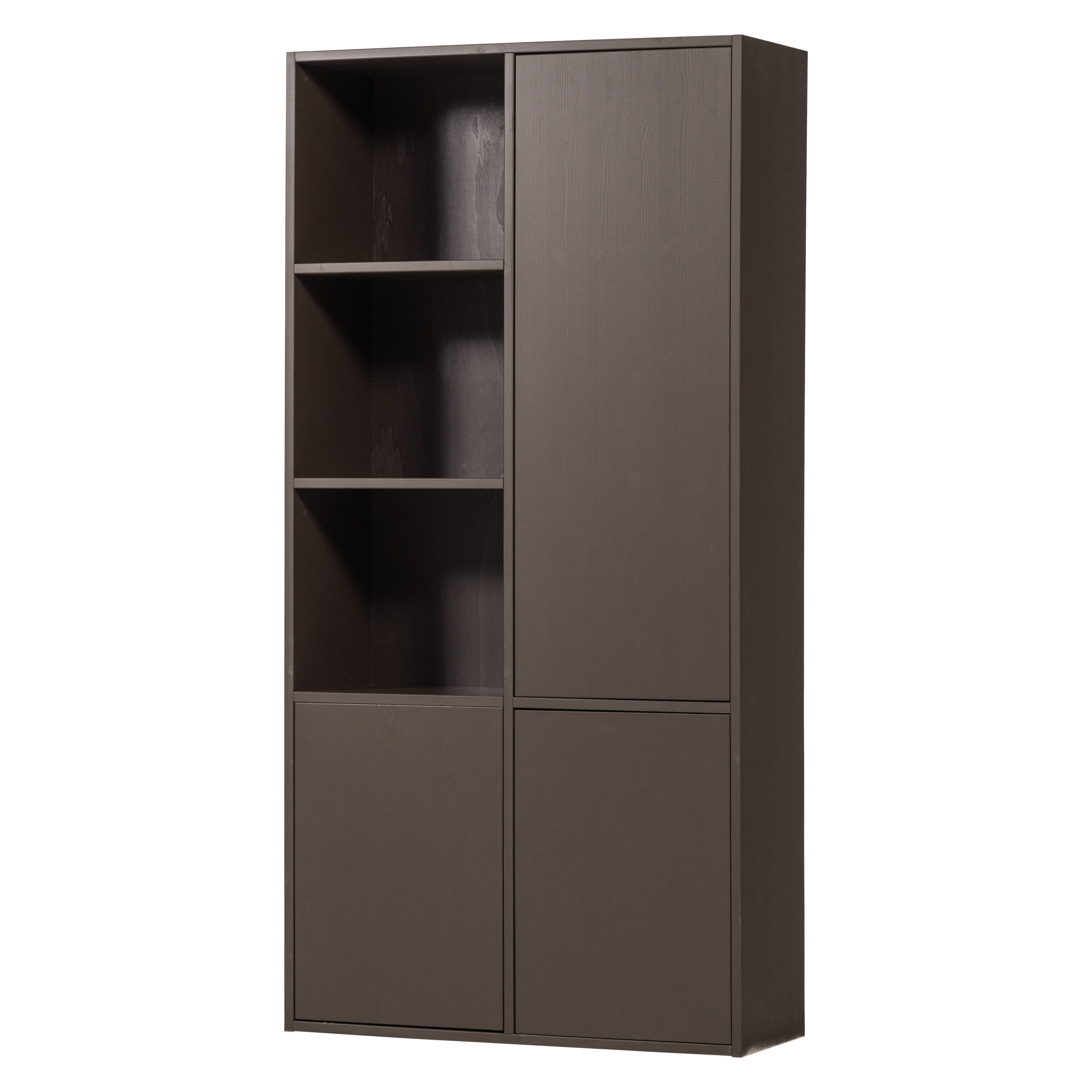 WOOOD Opbergkast 'Meggy' Rechts, 215 x 108, kleur Middenbruin