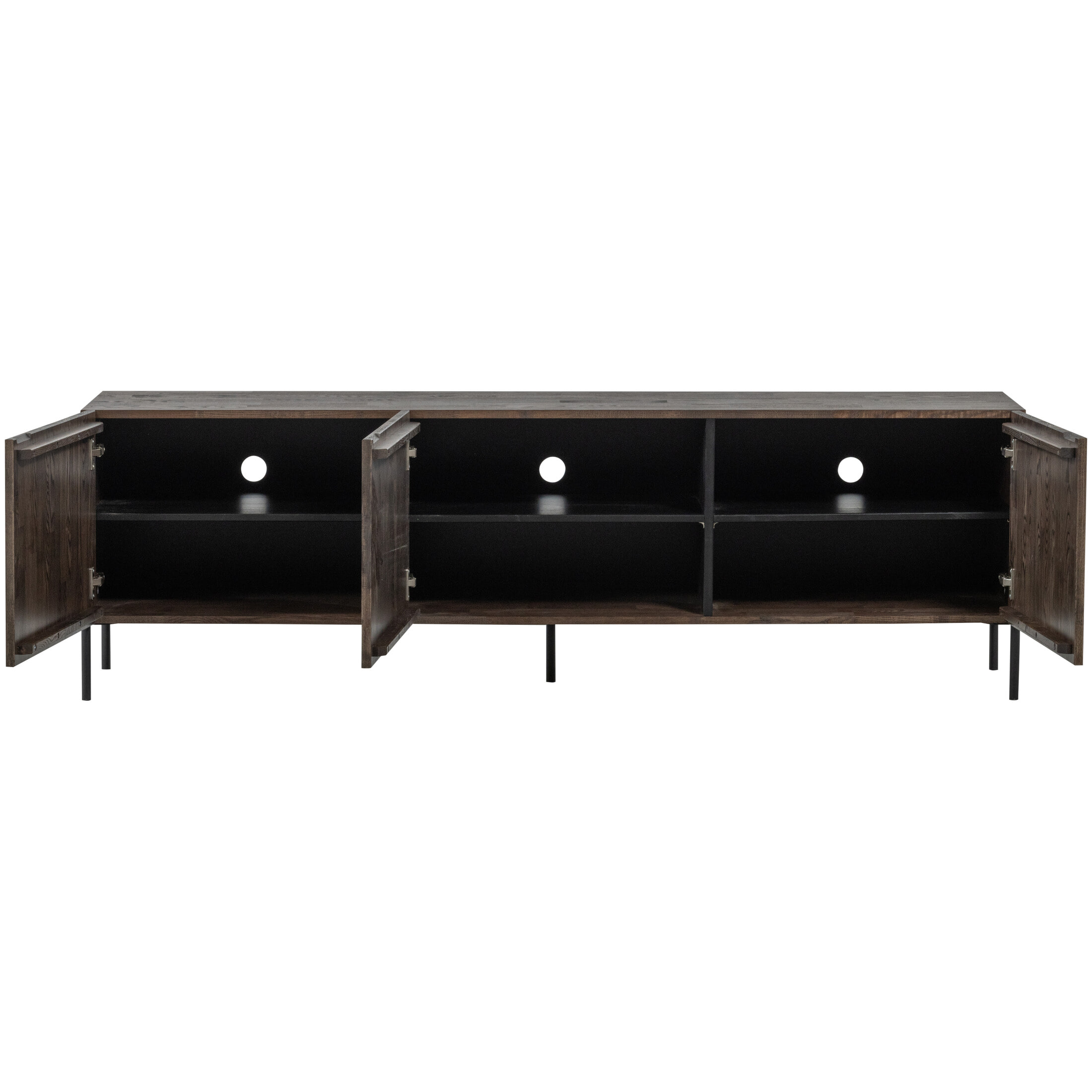 WOOOD TV-meubel 'Bono' Essenhout, 180cm, kleur Bruin