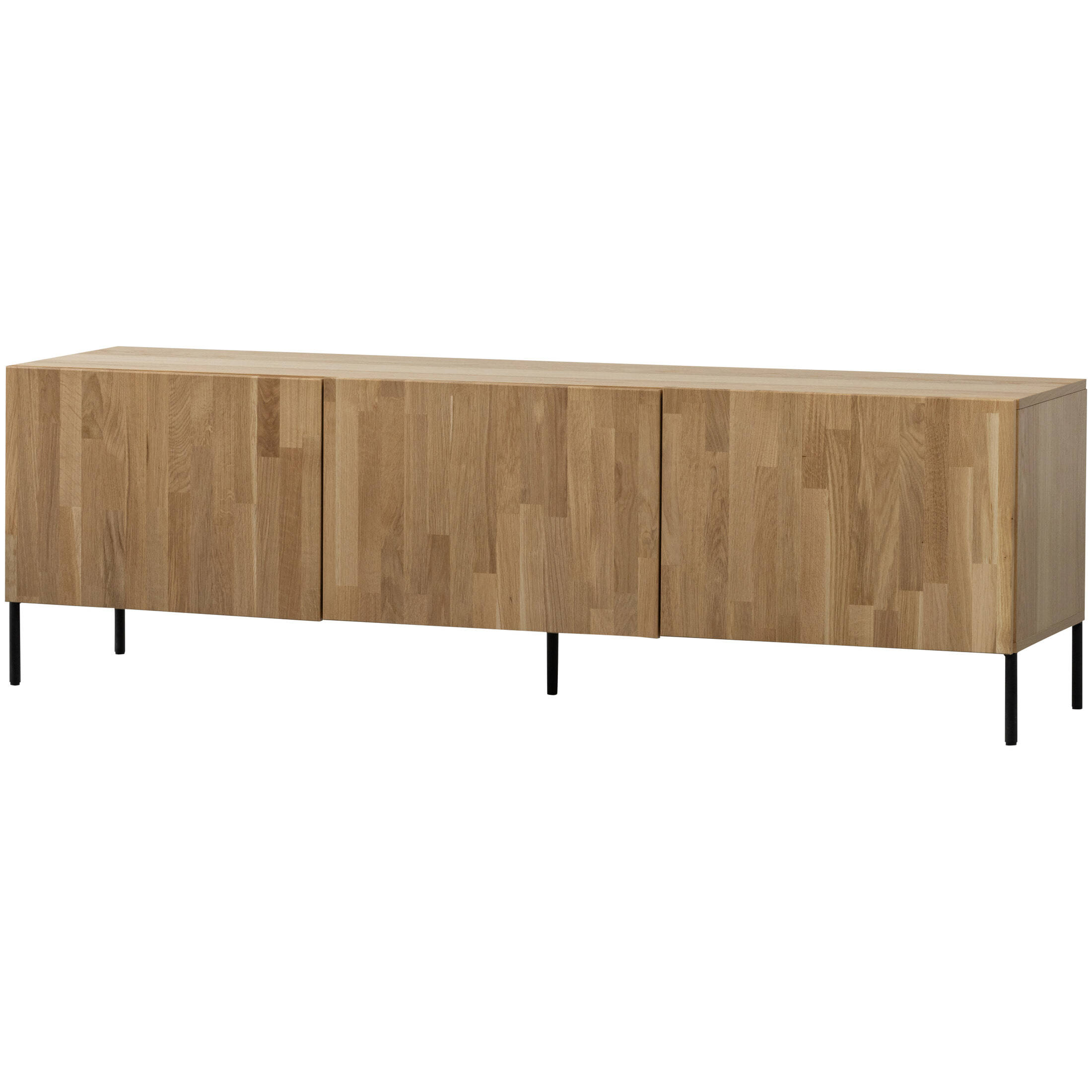 WOOOD TV-meubel 'Bono' Eikenhout, 180cm, kleur Naturel