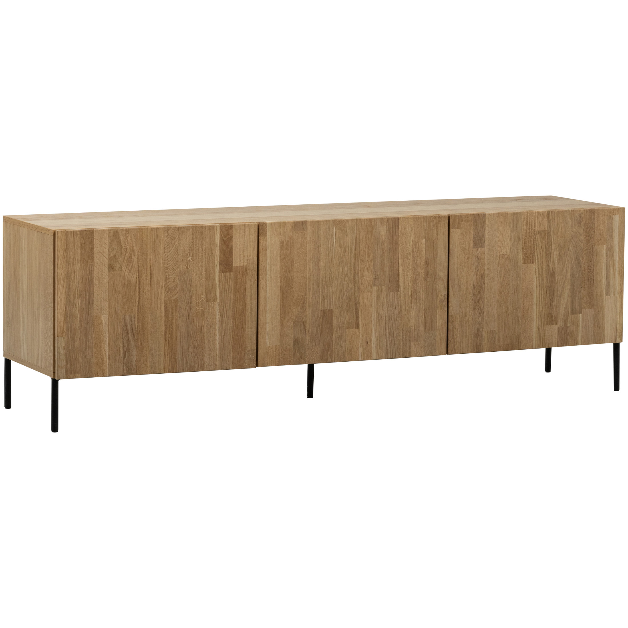 WOOOD TV-meubel 'Bono' Eikenhout, 180cm, kleur Naturel