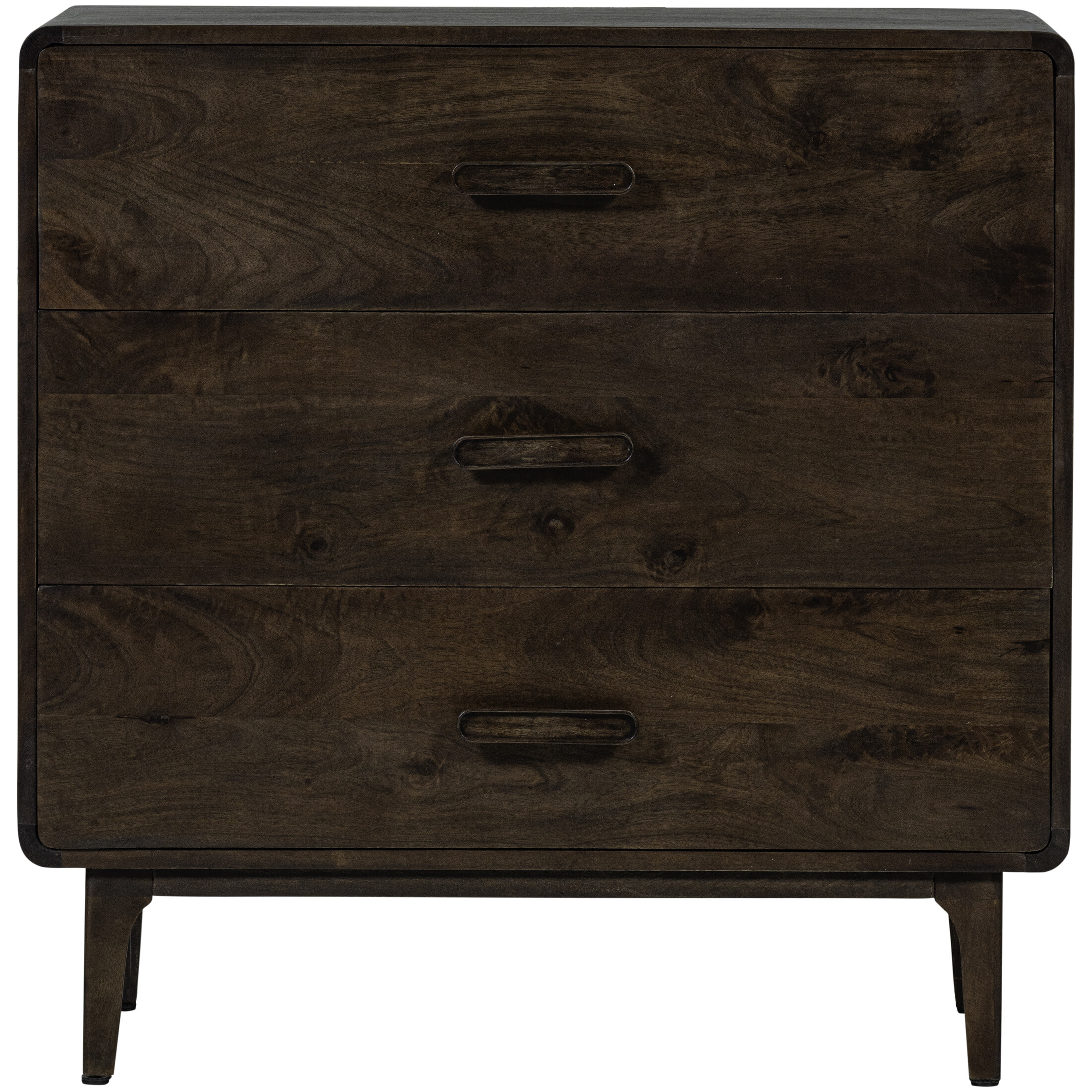 WOOOD Ladekast 'Liya' Mangohout, Met 3 lades