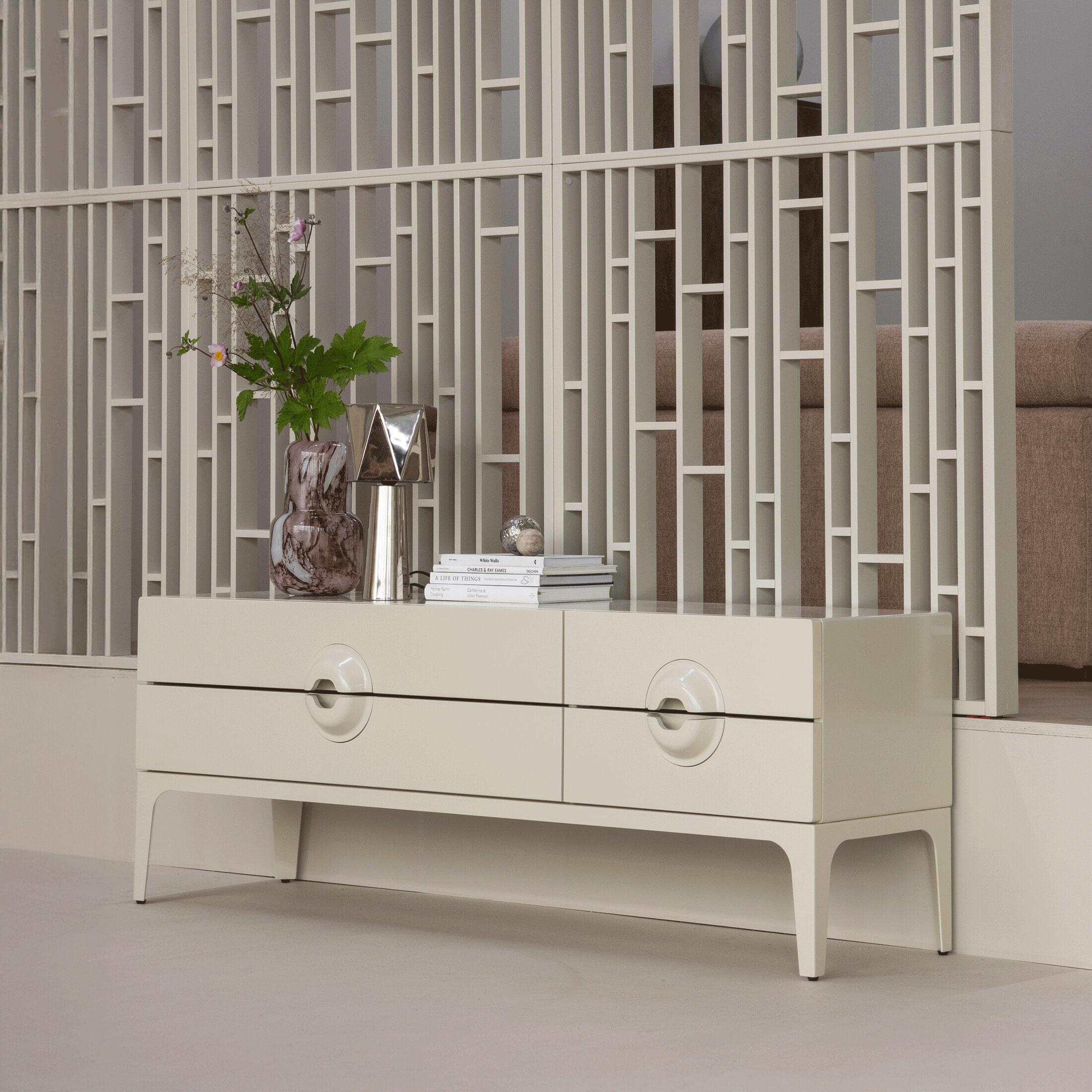 WOOOD TV-meubel 'Merge' Eucalyptushout, 160cm