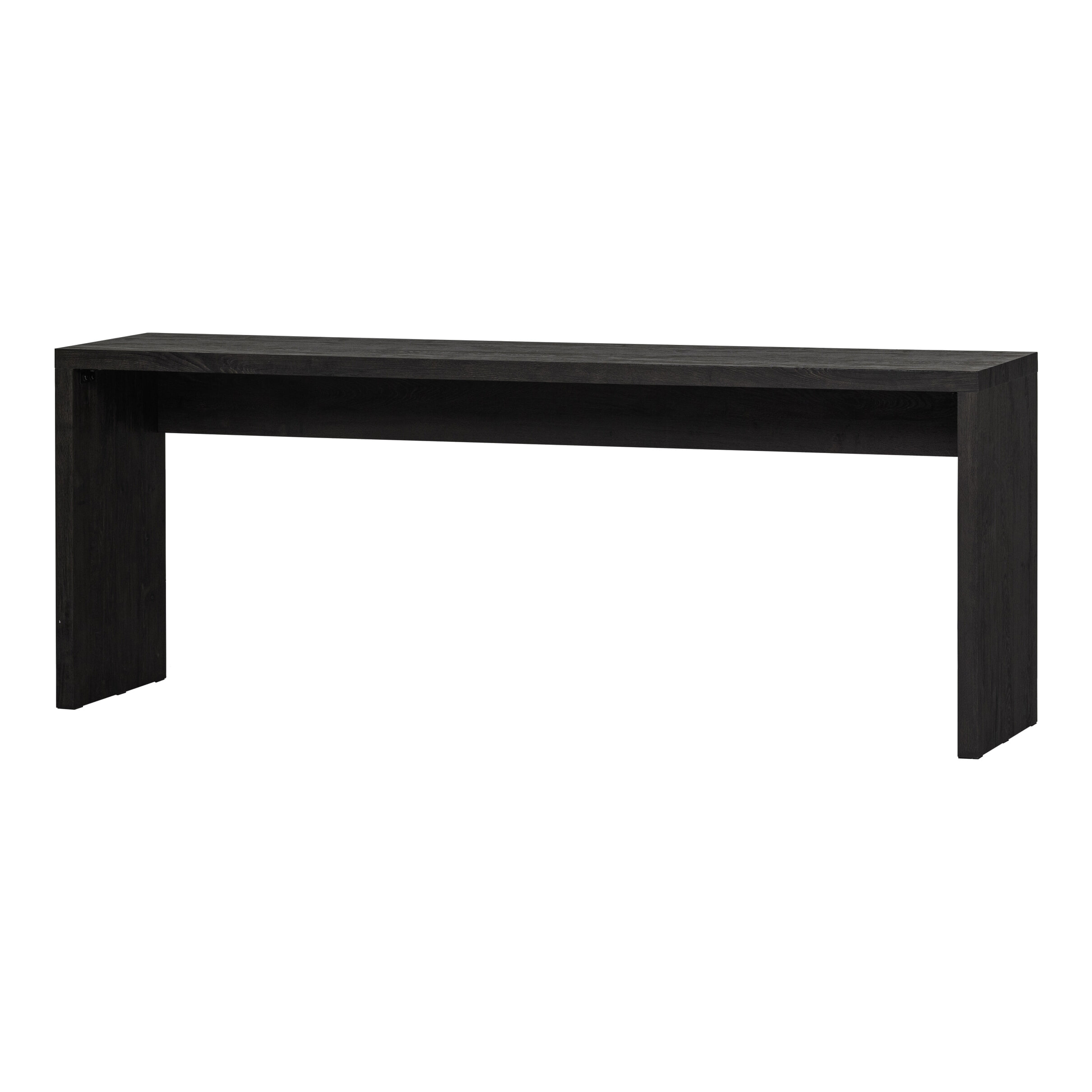 WOOOD Sidetable/Bureau 'Maan' MDF, 200cm, kleur Donkerbruin