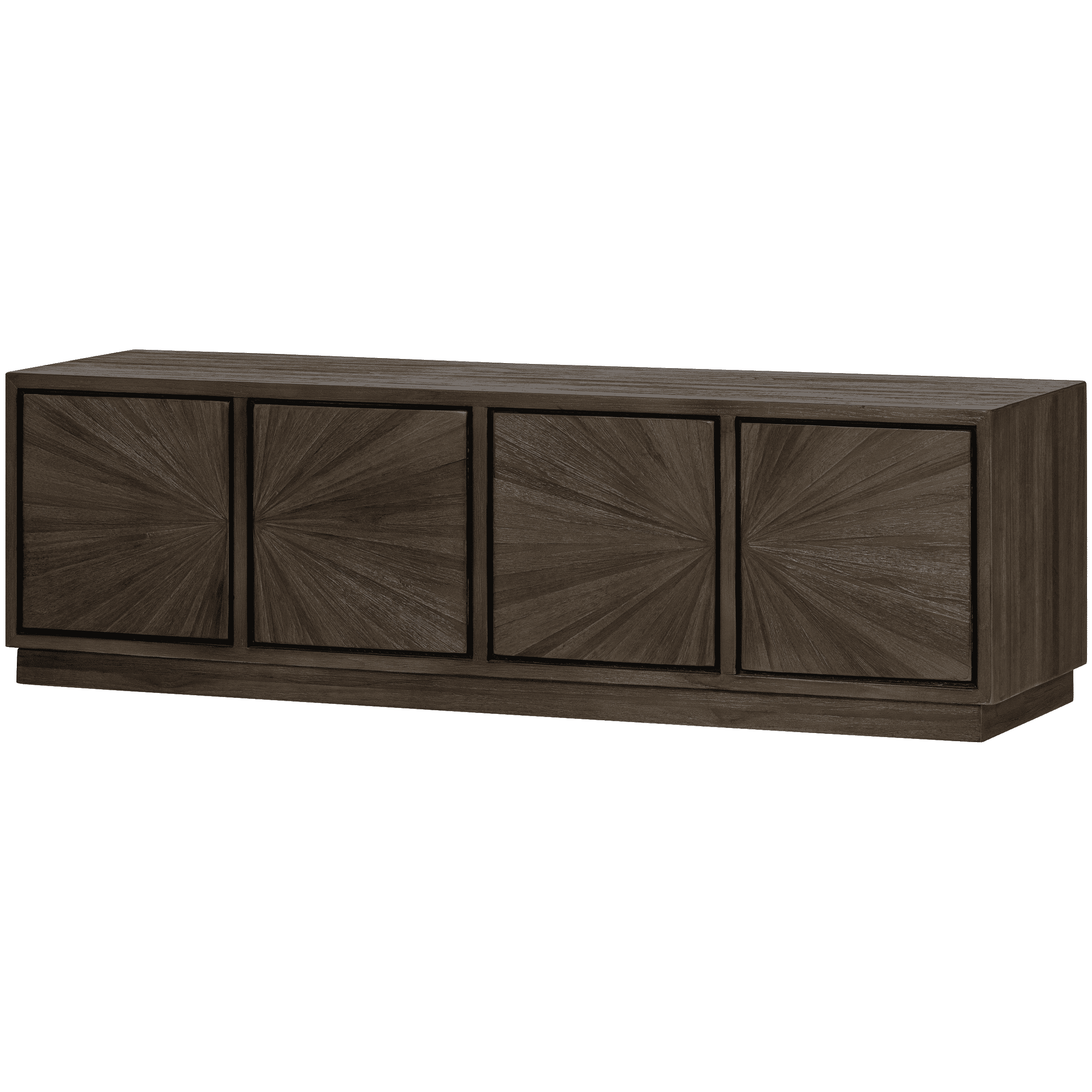 WOOOD TV-meubel Sun Teakhout, 150cm - Bruin