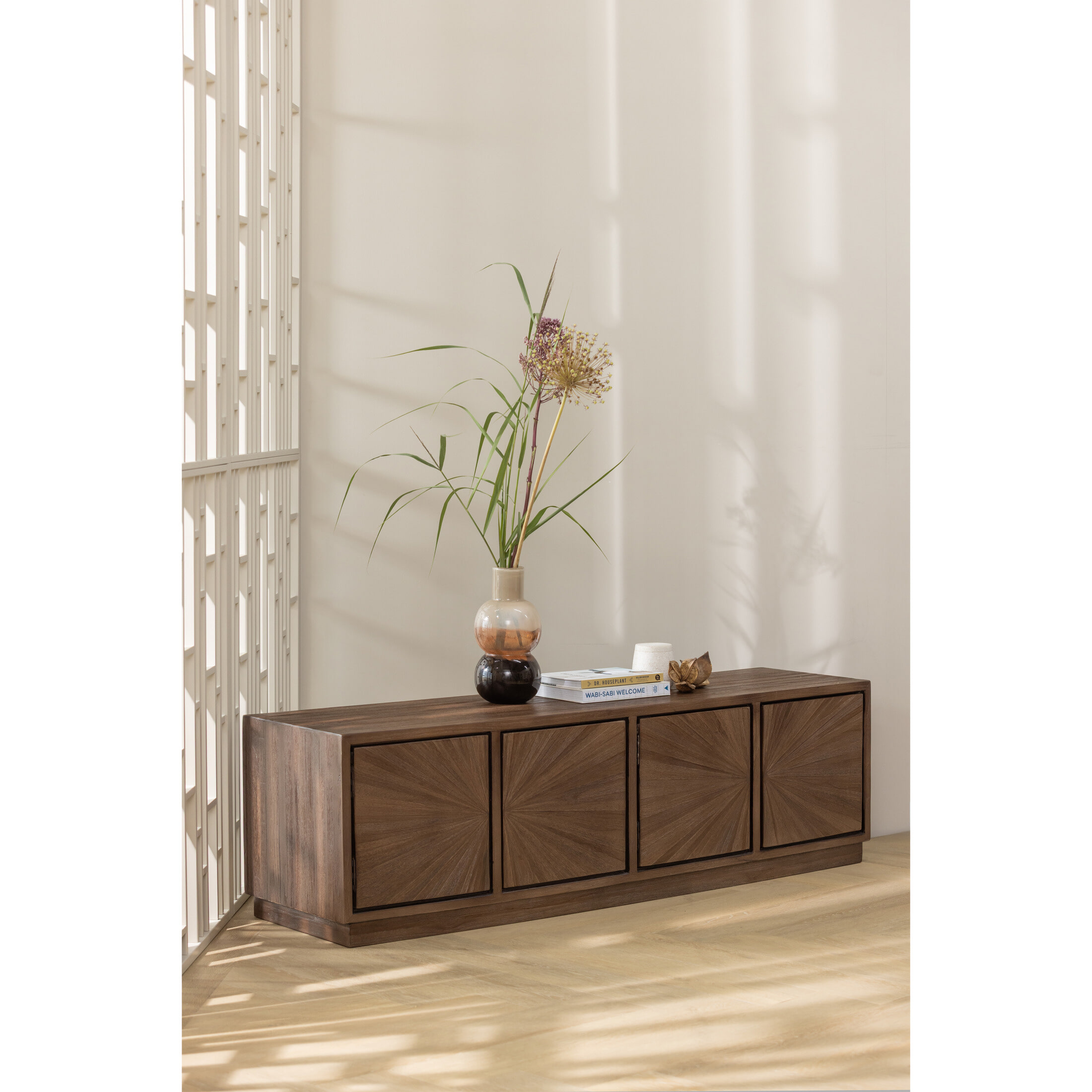 WOOOD TV-meubel 'Sun' Teakhout, 150cm